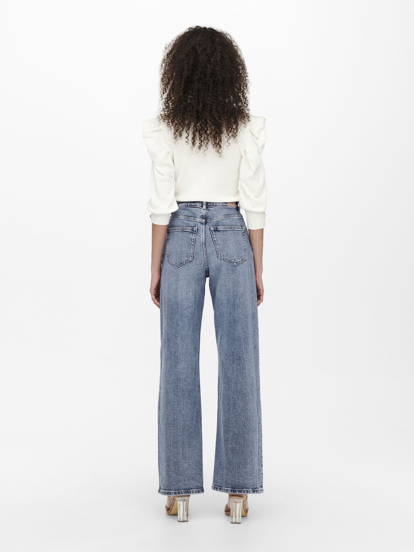 Only ONLJUICY HW WIDE LEG REA365 NOOS Medium Blue Denim/NAS365 2900149135015