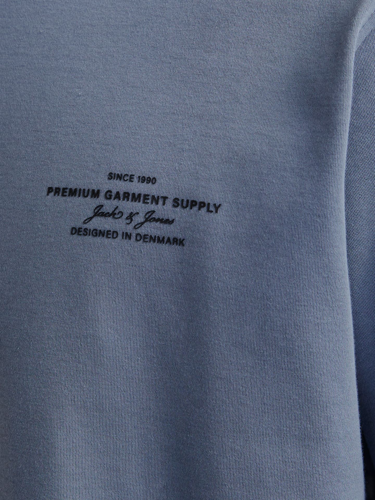 Jack & Jones JPRCCCHAD BRANDING SS CREW NECK TEE Flint Stone 2900153276056