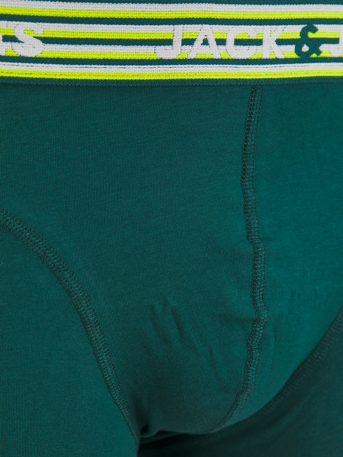Jack & Jones JACDARVIN SOLID TRUNKS 3 PACK JNR Kombu Green/Deep Teal - Vineyard Wi 2900149185027