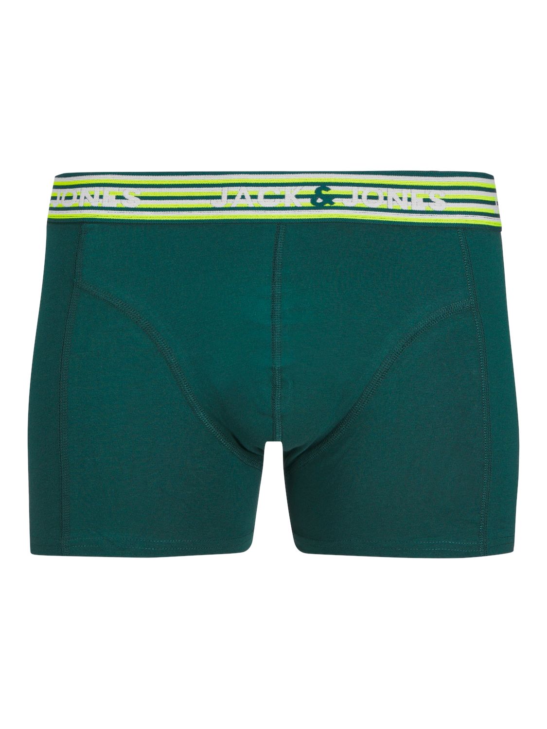 Jack & Jones JACDARVIN SOLID TRUNKS 3 PACK JNR Kombu Green/Deep Teal - Vineyard Wi 2900149185027