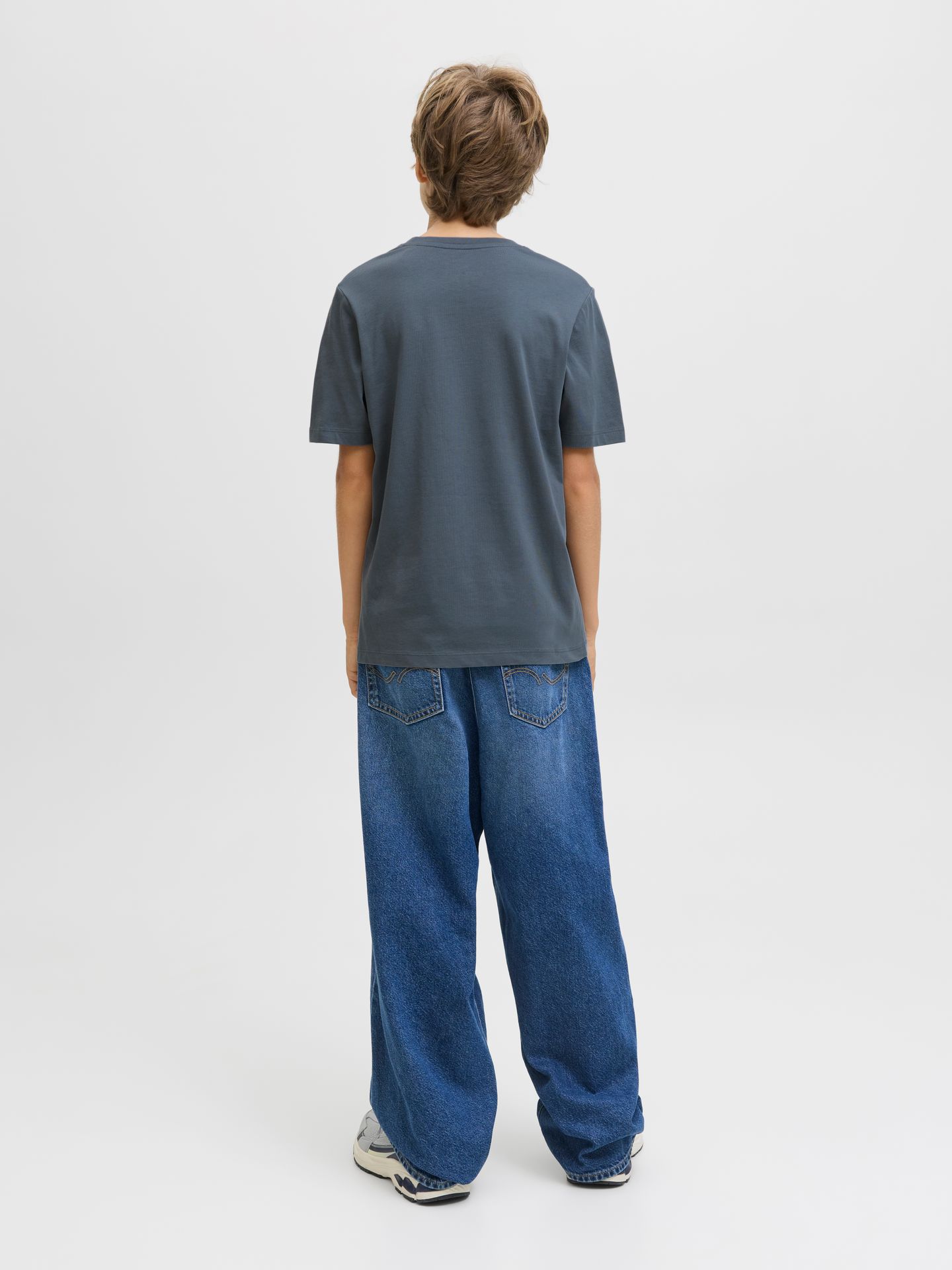 Jack & Jones JJECORP LOGO TEE SS O-NECK NOOS JNR Stormy Weather/BIG TONAL 2900152547041