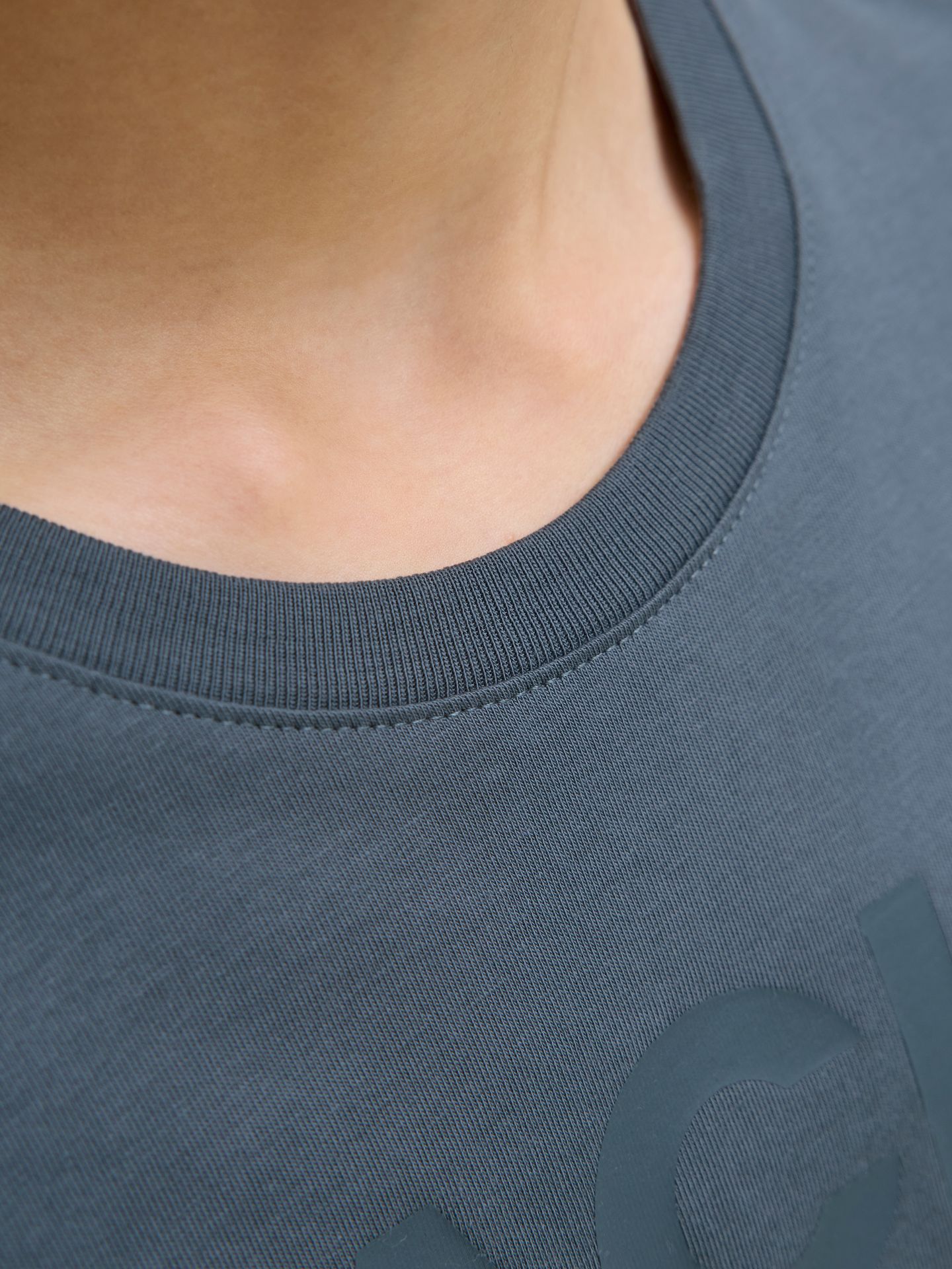 Jack & Jones JJECORP LOGO TEE SS O-NECK NOOS JNR Stormy Weather/BIG TONAL 2900152547041