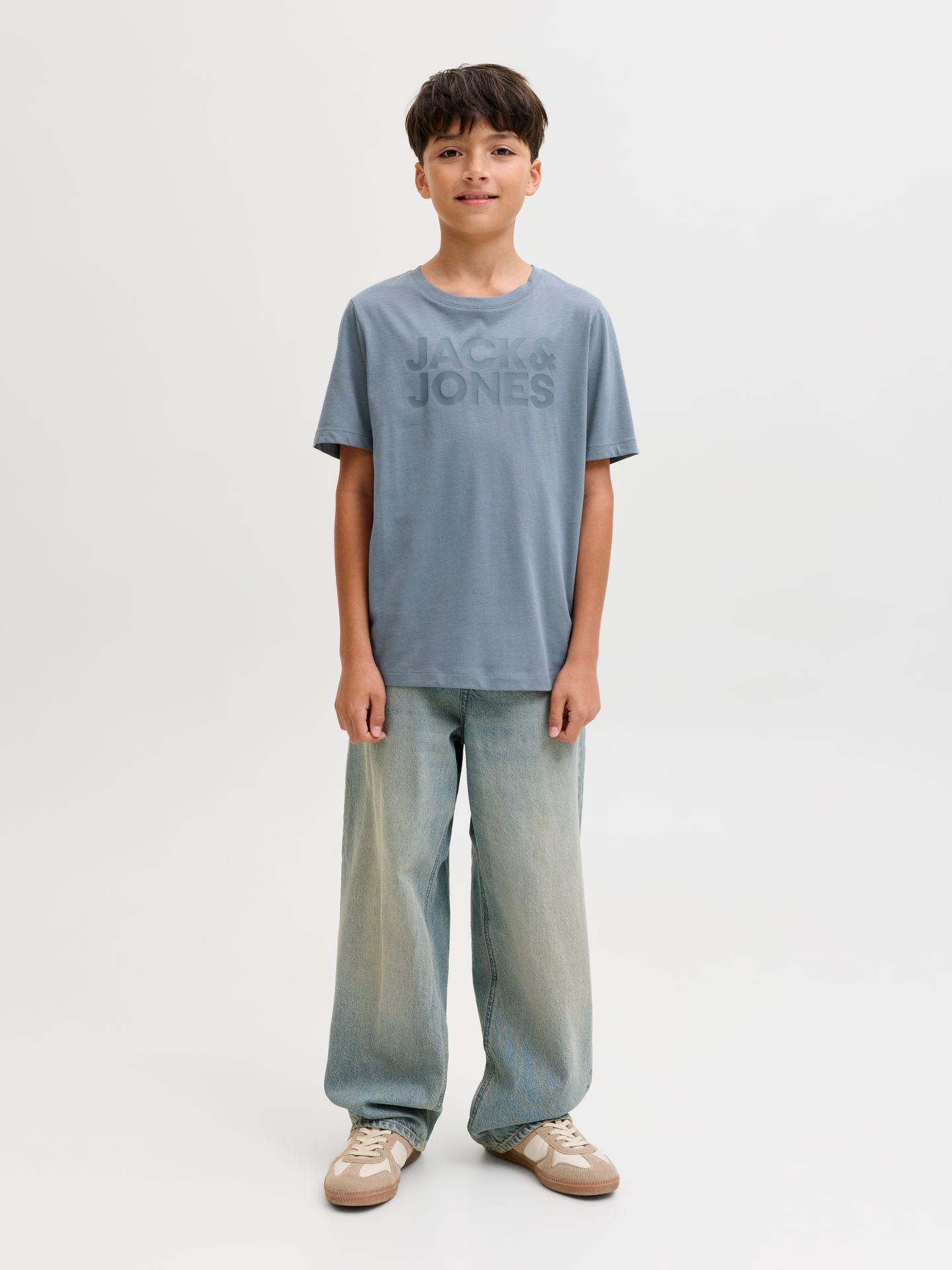 Jack & Jones JJECORP LOGO TEE SS O-NECK NOOS JNR Blue Mirage/BIG TONAL 2900167308019