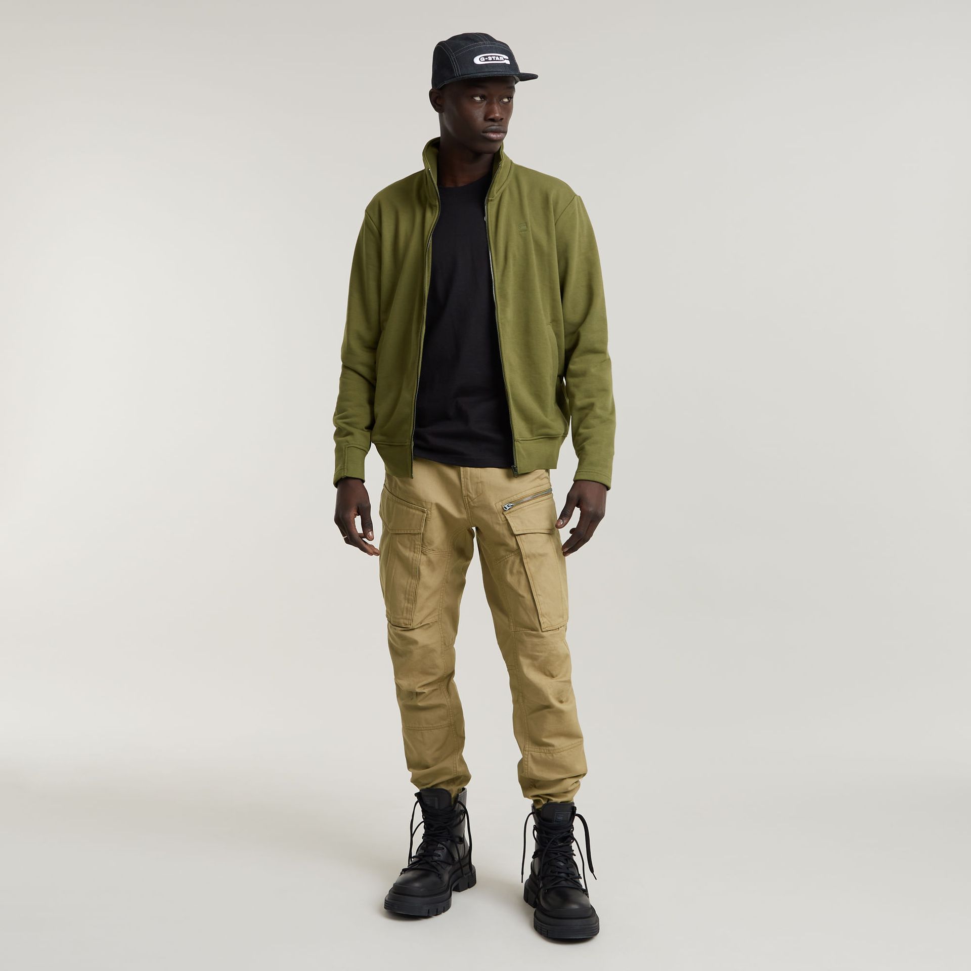 G-star Raw Nifous zip thru sw B230 shadow olive 2900149274080
