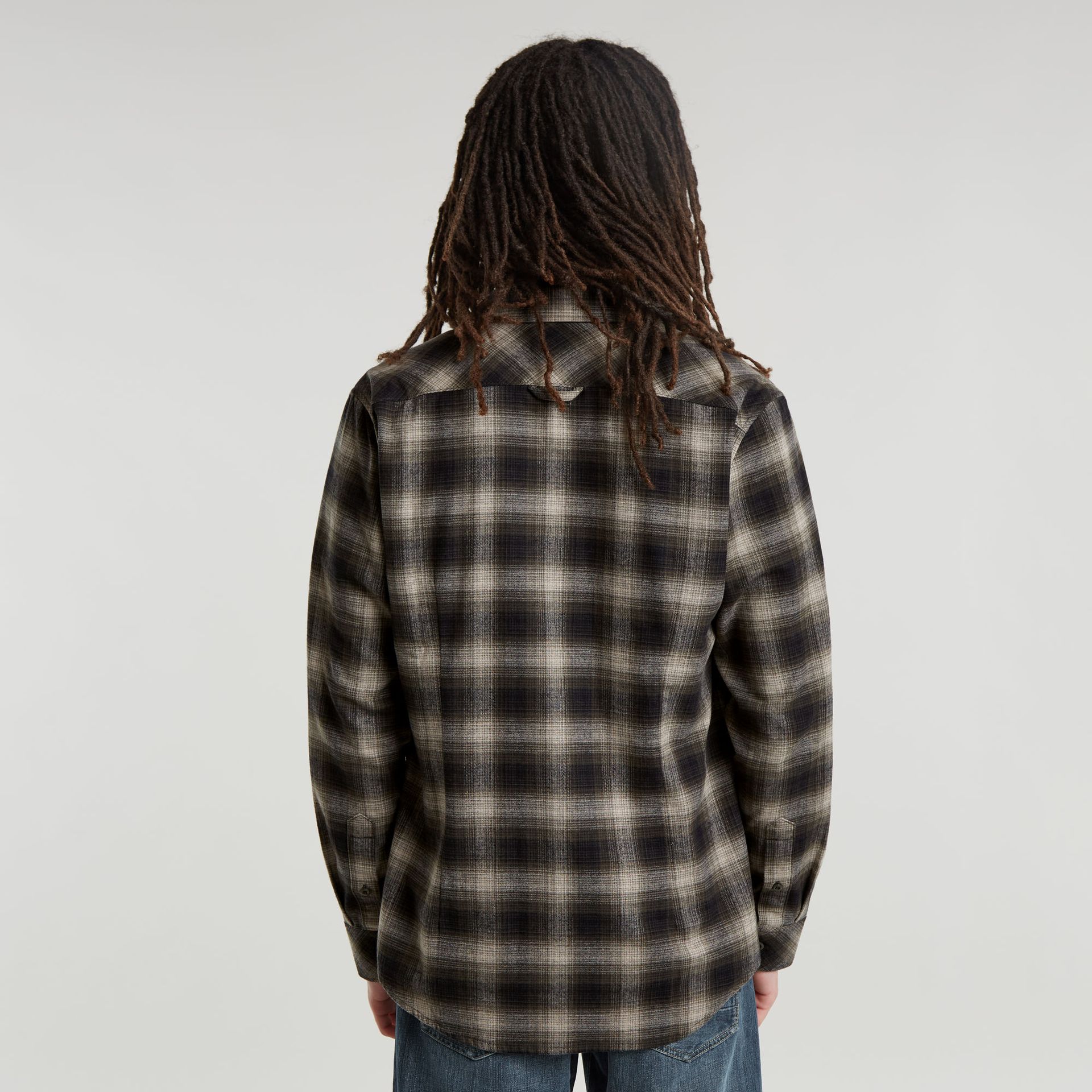 G-star Raw Bristum 2.0 Slim Shirt l\s G721 dk moss arthur check 2900149275032