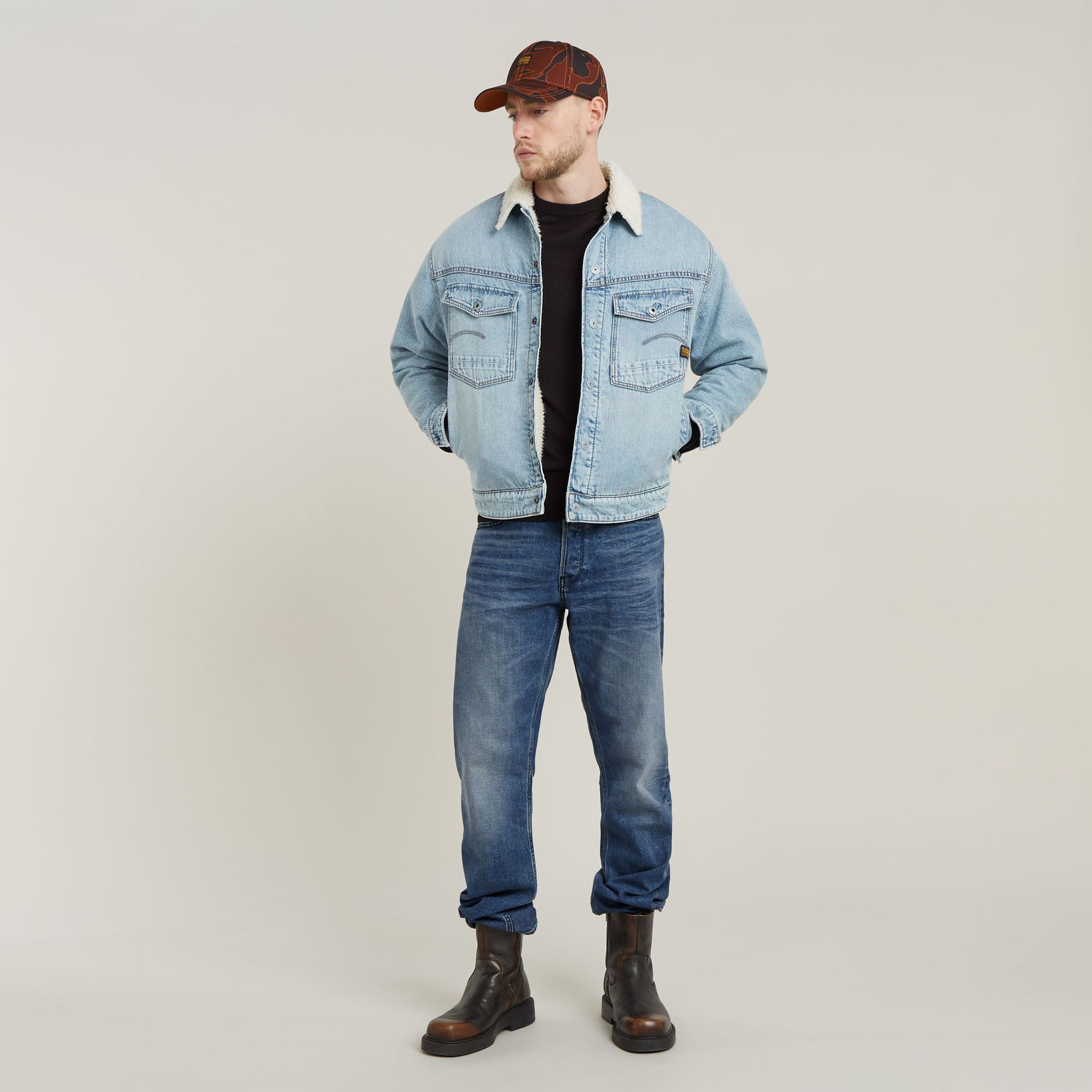 G-star Raw Premium core r knit 6484 dk black 2900149279047