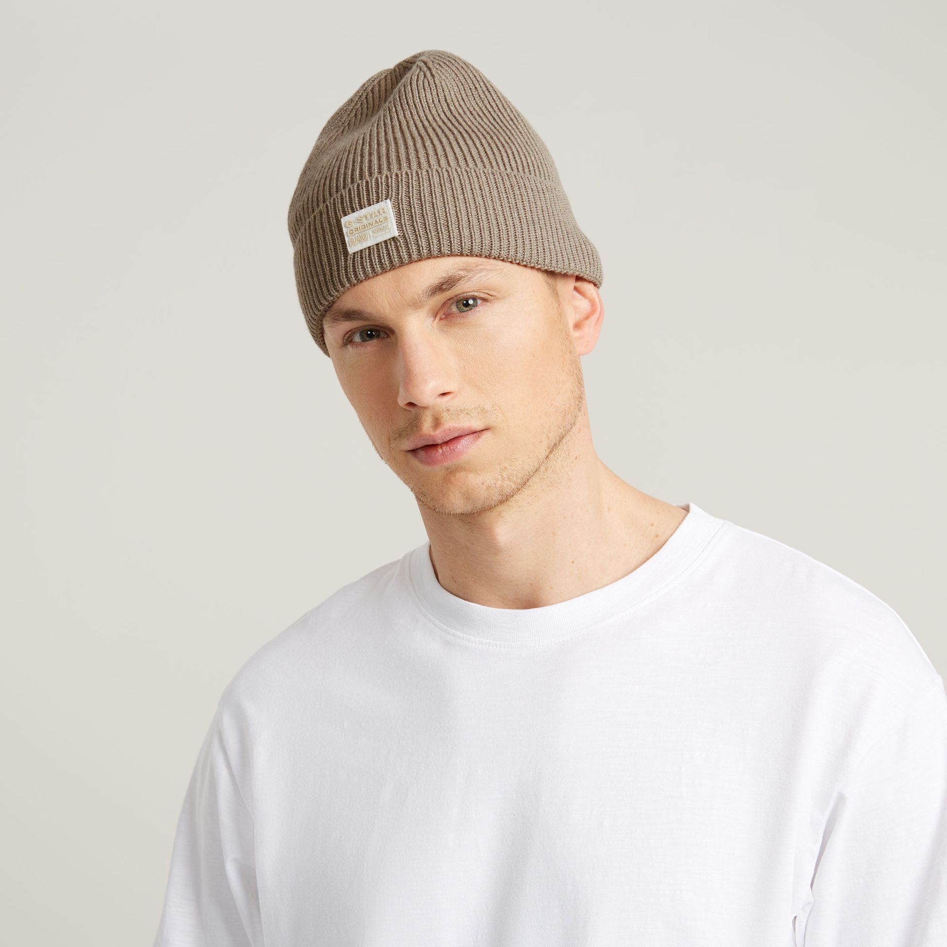 G-star Raw Geffo Long Beanie G106 elephant skin 00109437-EKA07001300000116