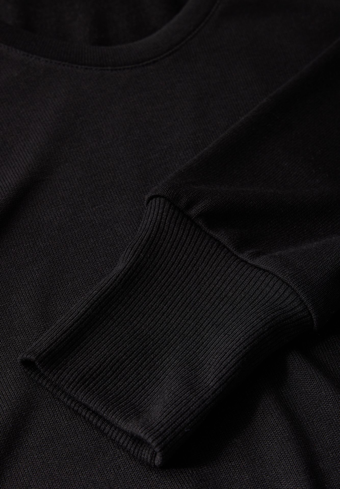 Street-One A322229 knit look shirt w.rib cuffs black 2900149341034