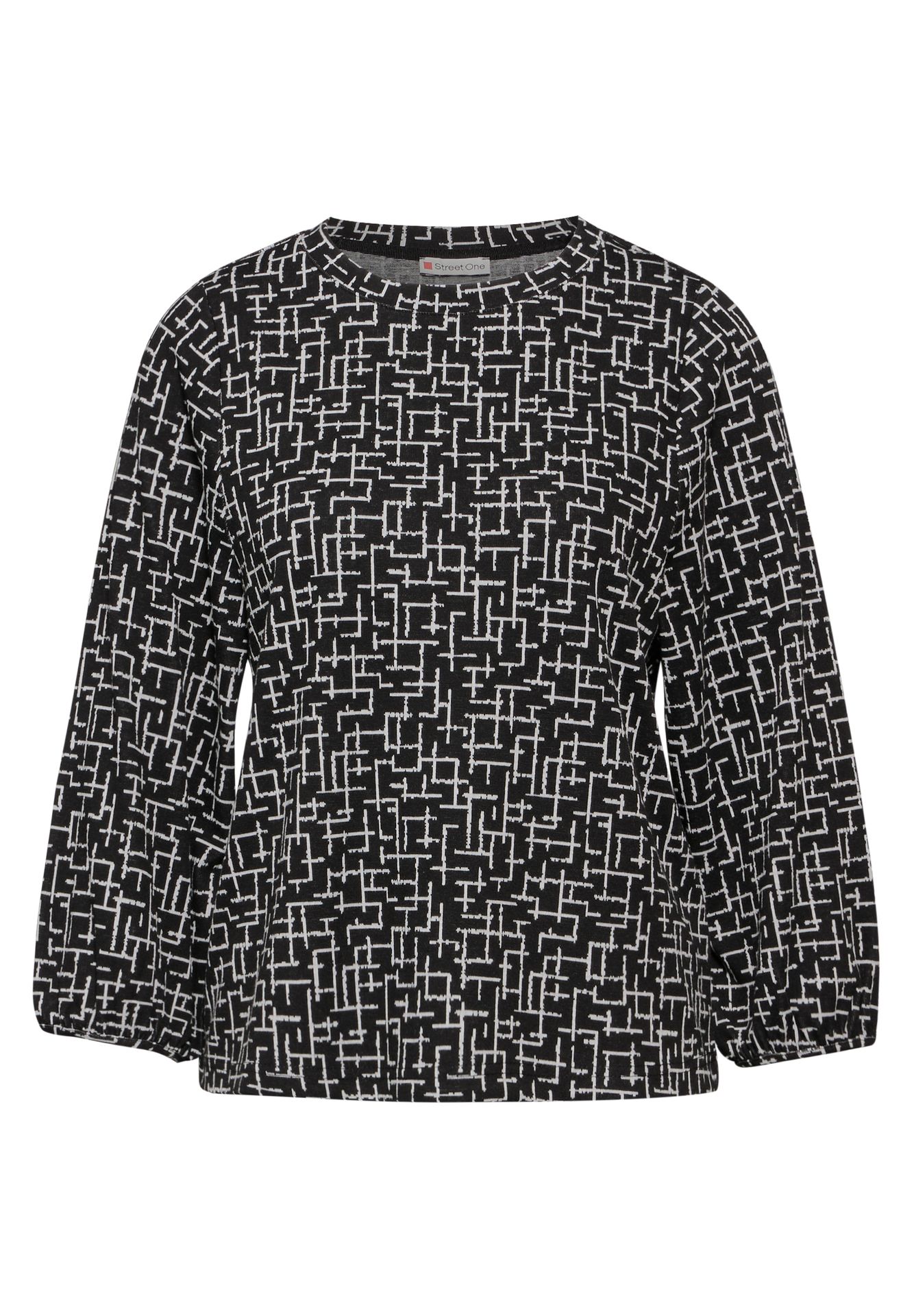 Street-One A322237 fine graphic dessin cosy sh black 00109479-L0019000200000011