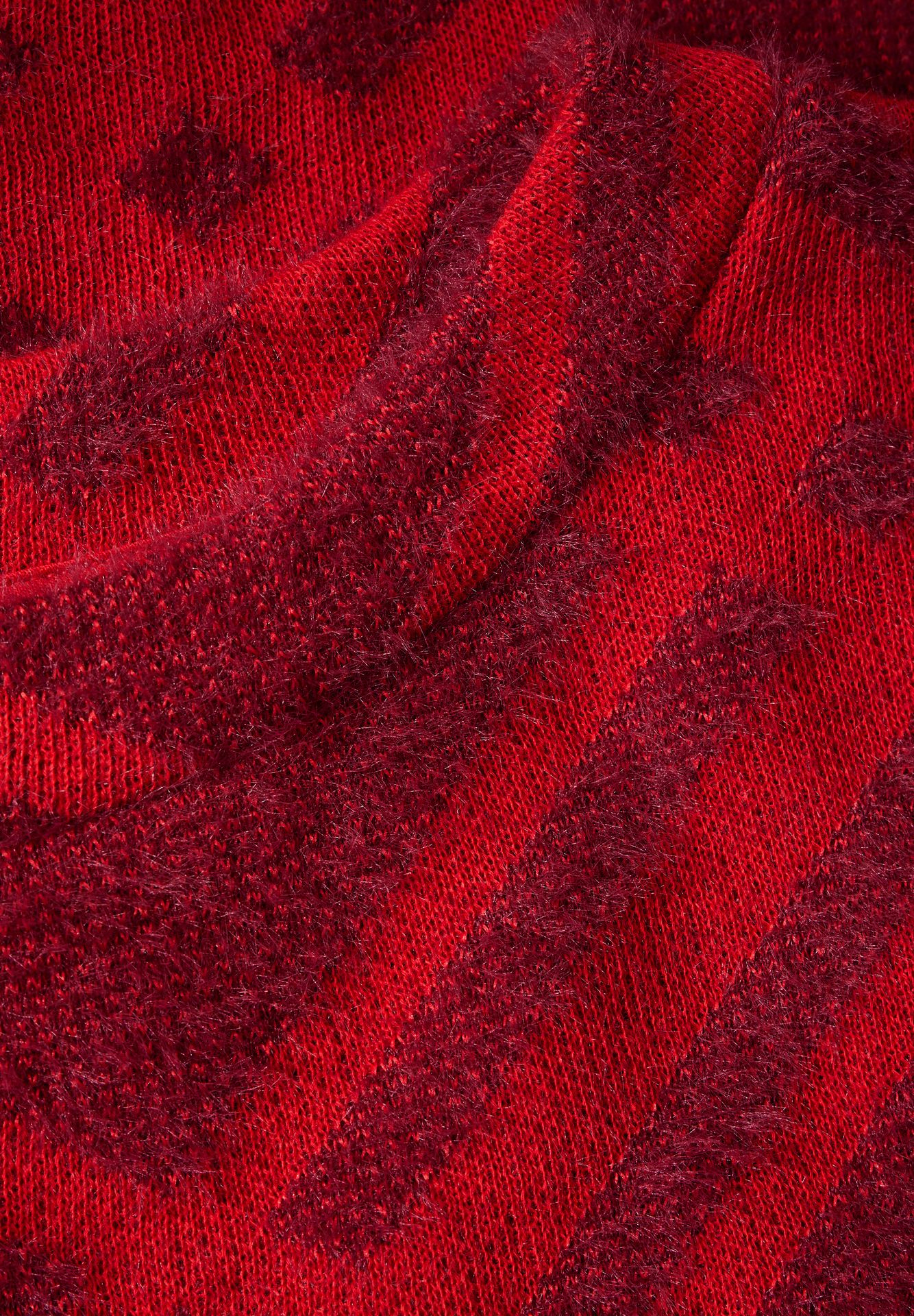 Street-One A322234 LTD QR fluffy dessin shirt beet red 2900149459050