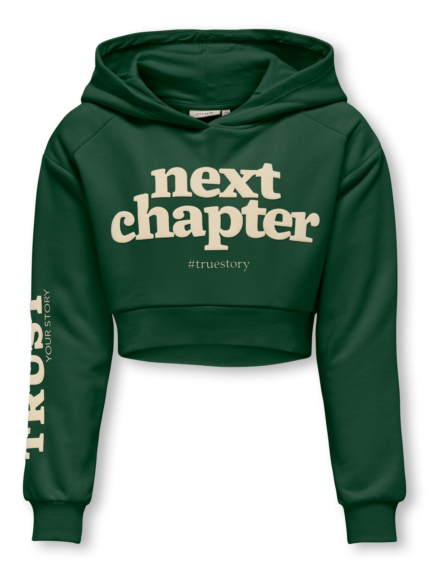 Only KOGDIANA L/S SPORTY HOOD BOX SWT Pineneedle/London/Cloud Dancer 2900159008033