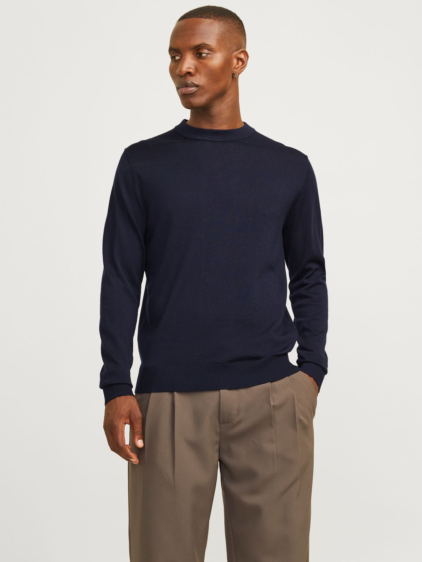 Jack & Jones JPRBLAMILANO STITCH KNIT CREW NECK Night Sky 00109572-EKA26011400001487