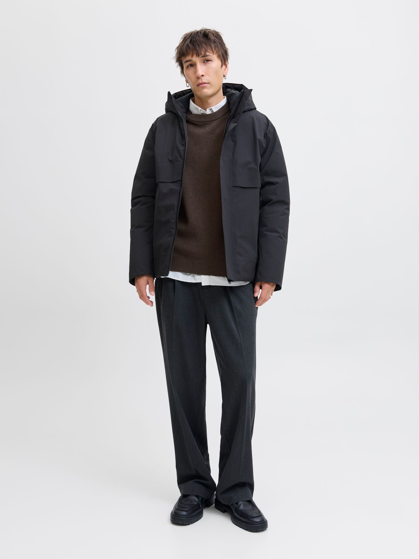 Jack & Jones JPRBLAMILANO STITCH KNIT CREW NECK Delicioso/Melange 2900169620041