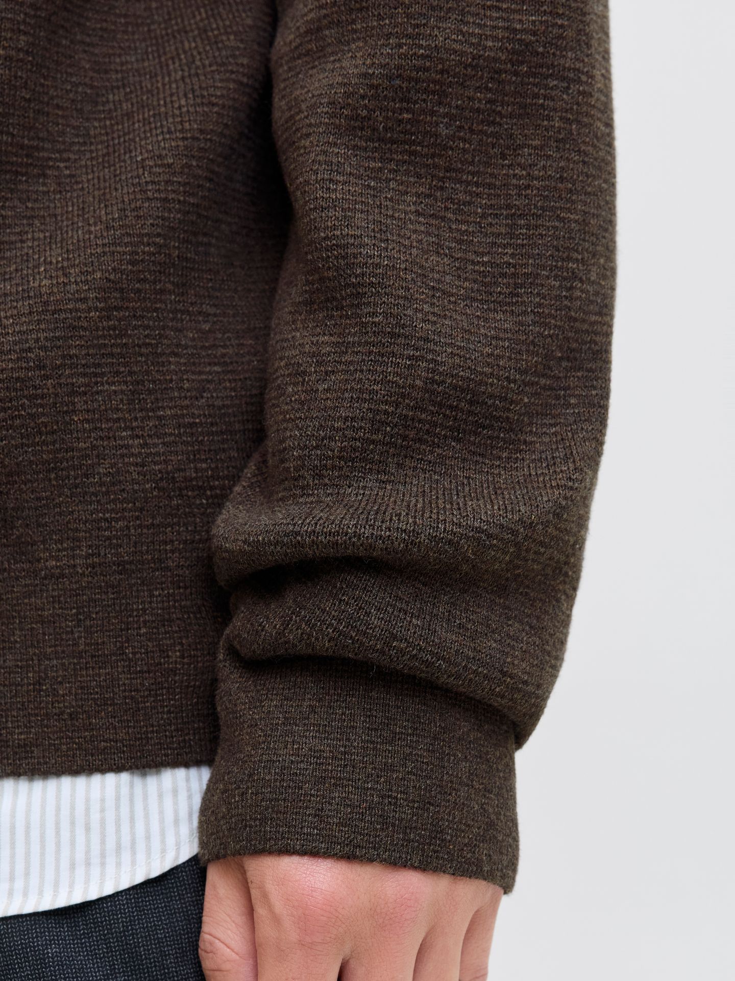 Jack & Jones JPRBLAMILANO STITCH KNIT CREW NECK Delicioso/Melange 2900169620041