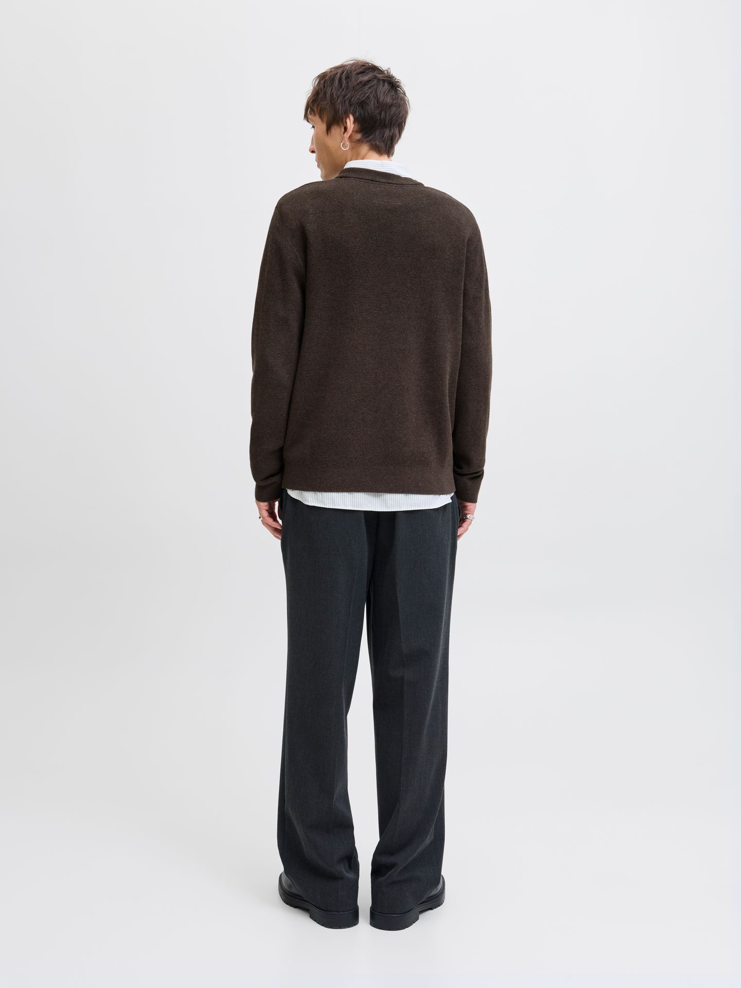 Jack & Jones JPRBLAMILANO STITCH KNIT CREW NECK Delicioso/Melange 2900169620041