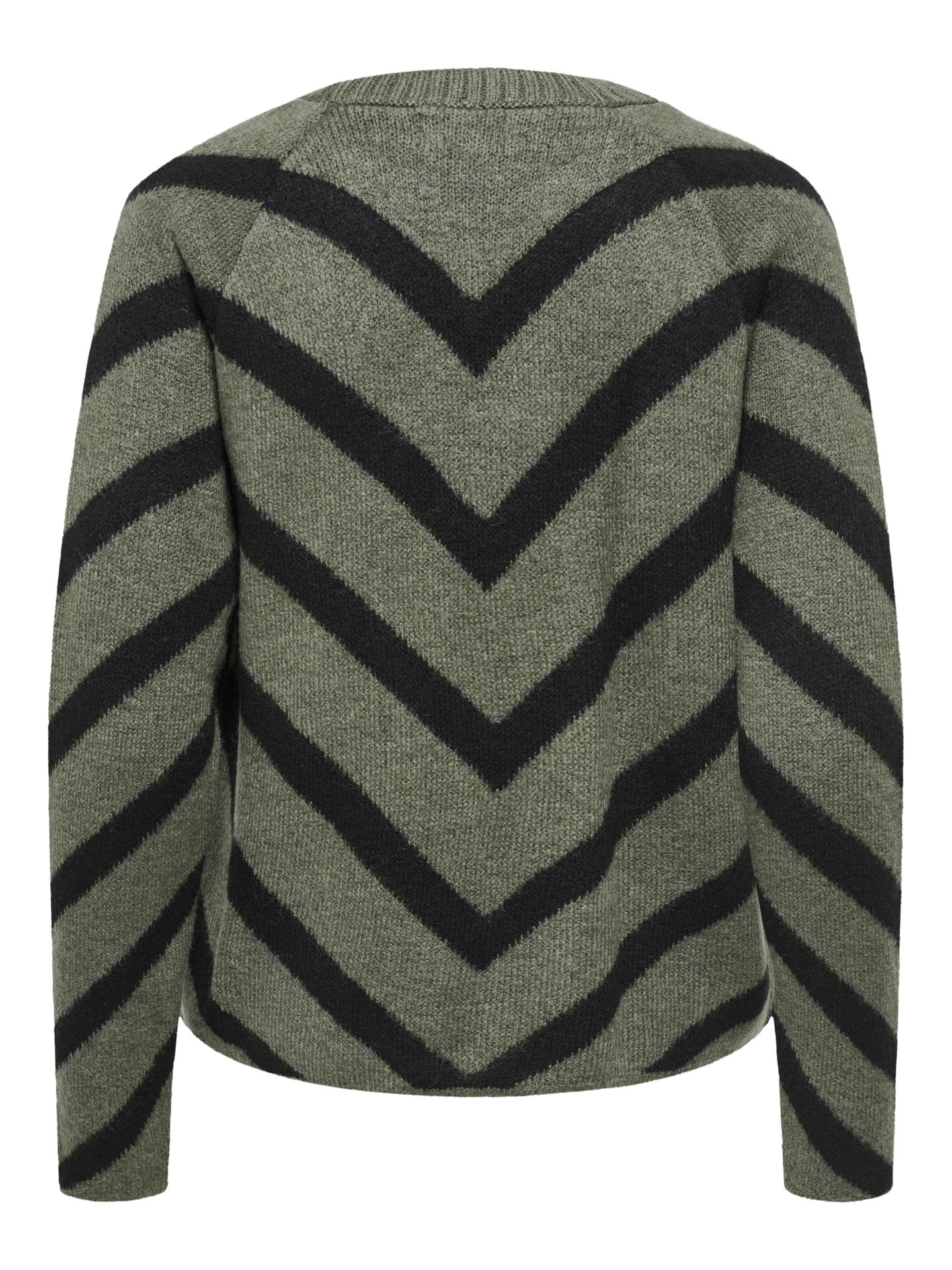 Only ONLELIZA L/S PULLOVER KNT NOOS Lizard/W/ BLACK 2900169717024