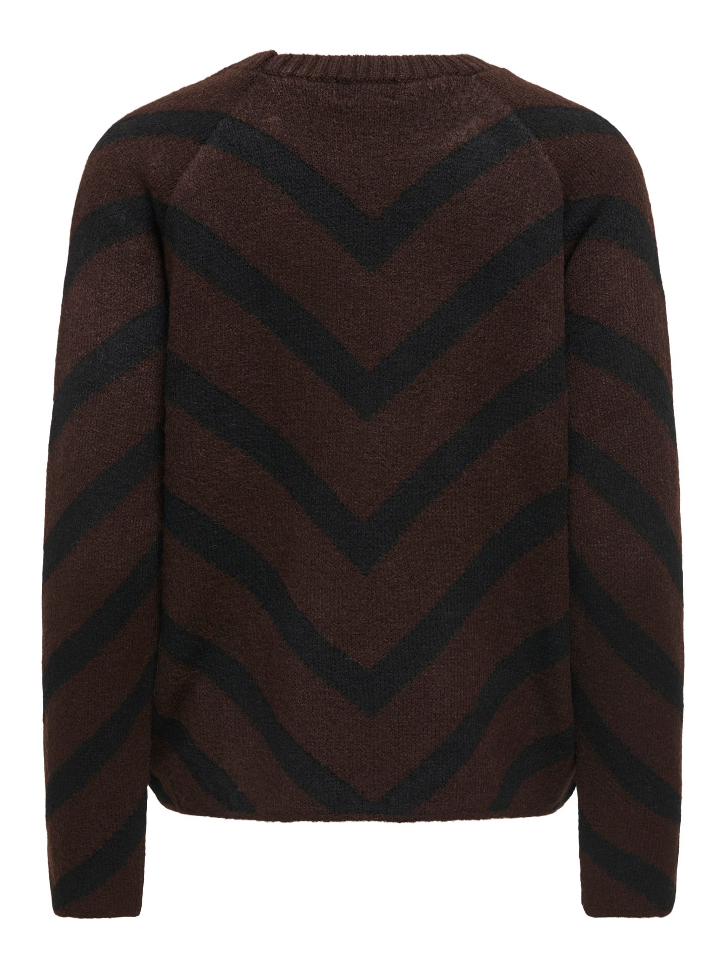 Only ONLELIZA L/S PULLOVER KNT NOOS Coffee Bean/Black 2900171054018