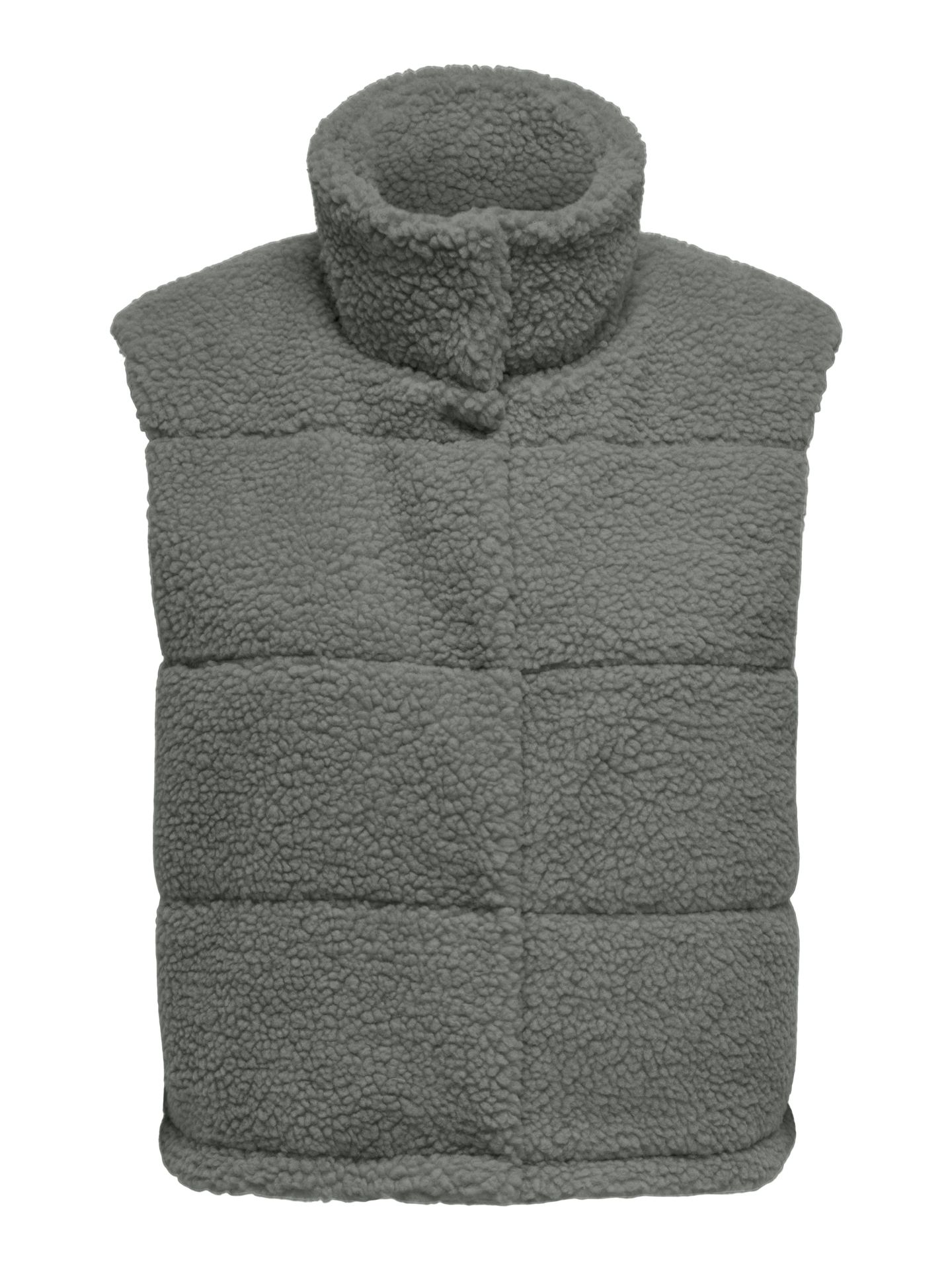 Only ONLSANDRA TEDDY WAISTCOAT LIFE CC O Castor Gray 00109581-EKA26011400003691