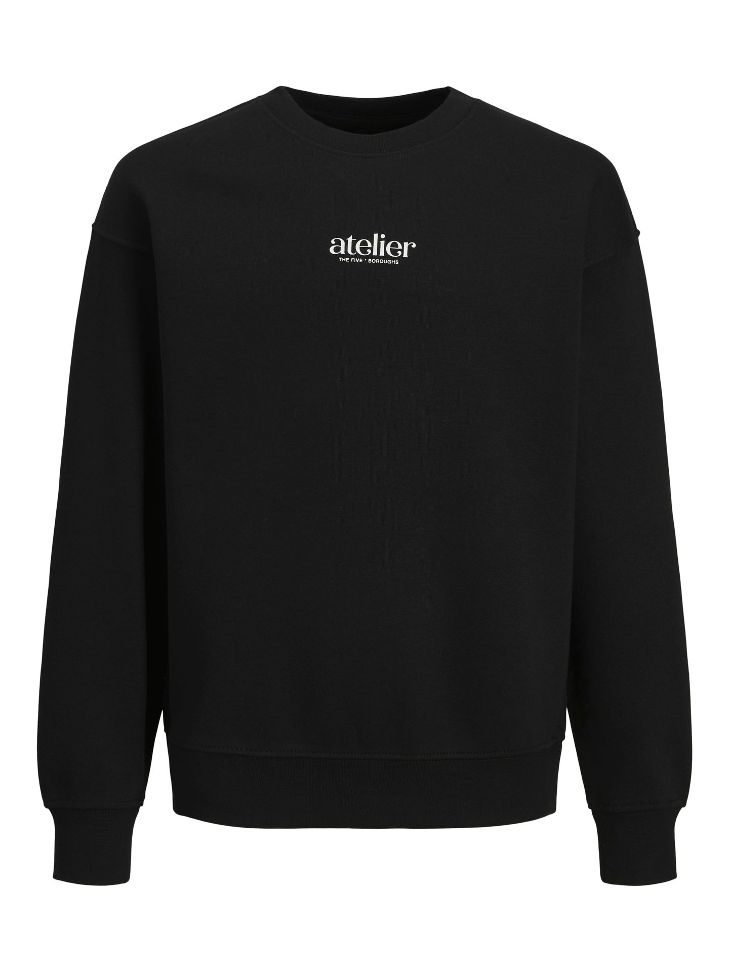 Jack & Jones JORBROOKLYN GRAPHIC SWEAT CREW NEC Black/LOOSE 00109585-EKA26011400000312