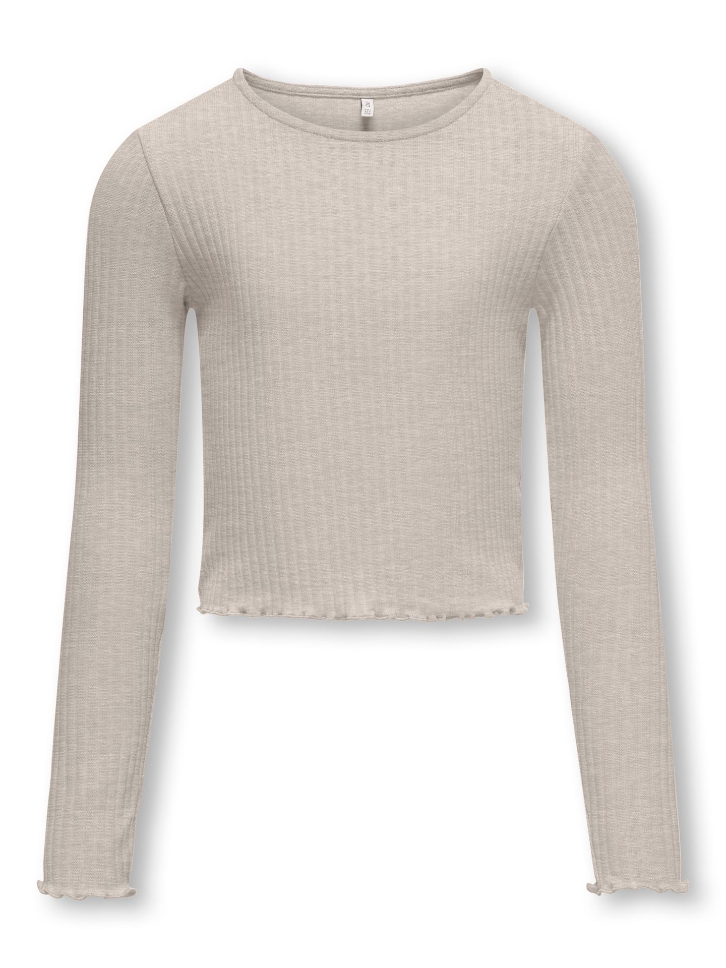 Only KOGNELLA L/S O-NECK TOP JRS NOOS Pumice Stone/Coconut 00109593-EKA26011400000147