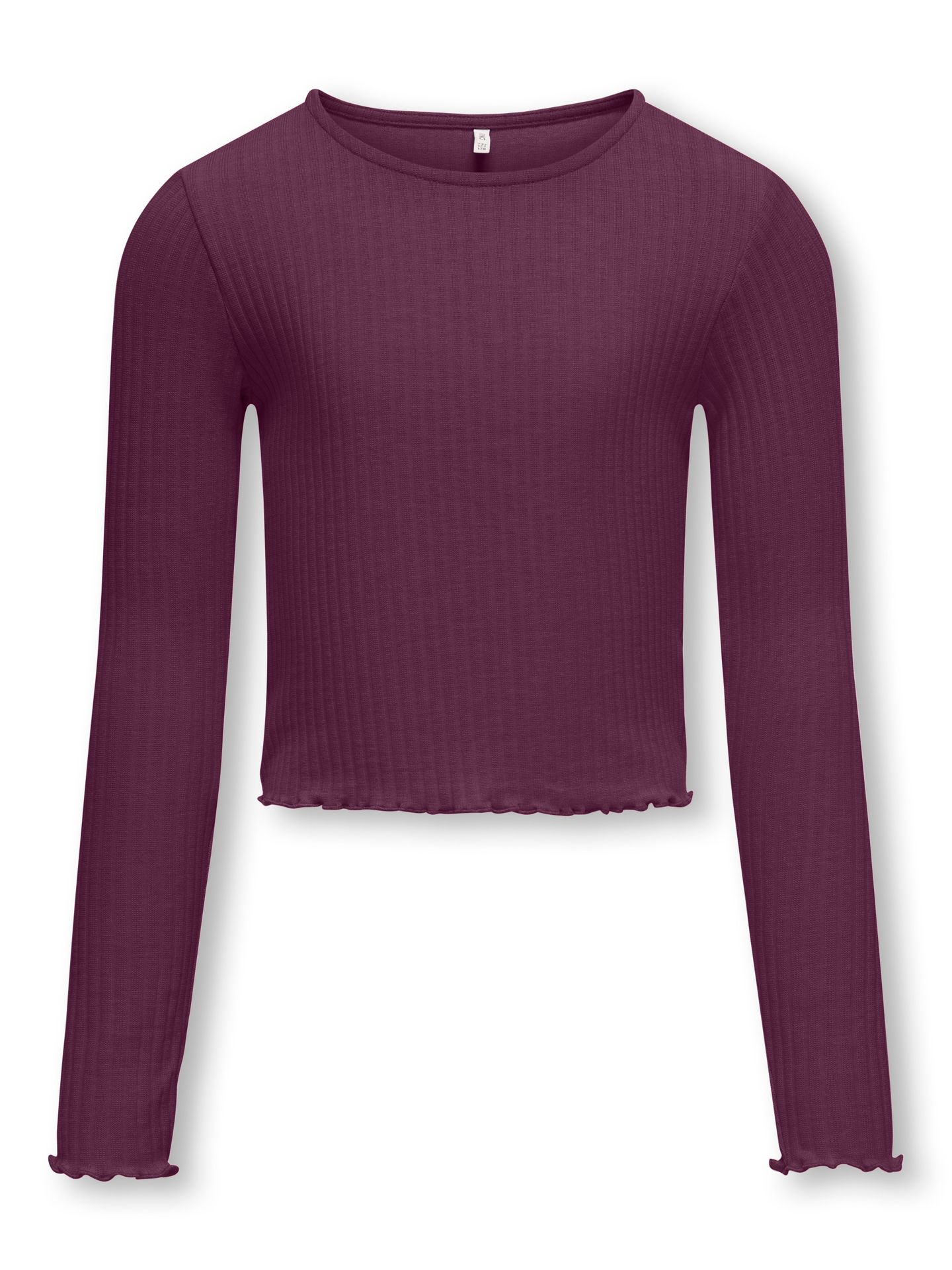 Only KOGNELLA L/S O-NECK TOP JRS NOOS Mauve Wine 2900157562018