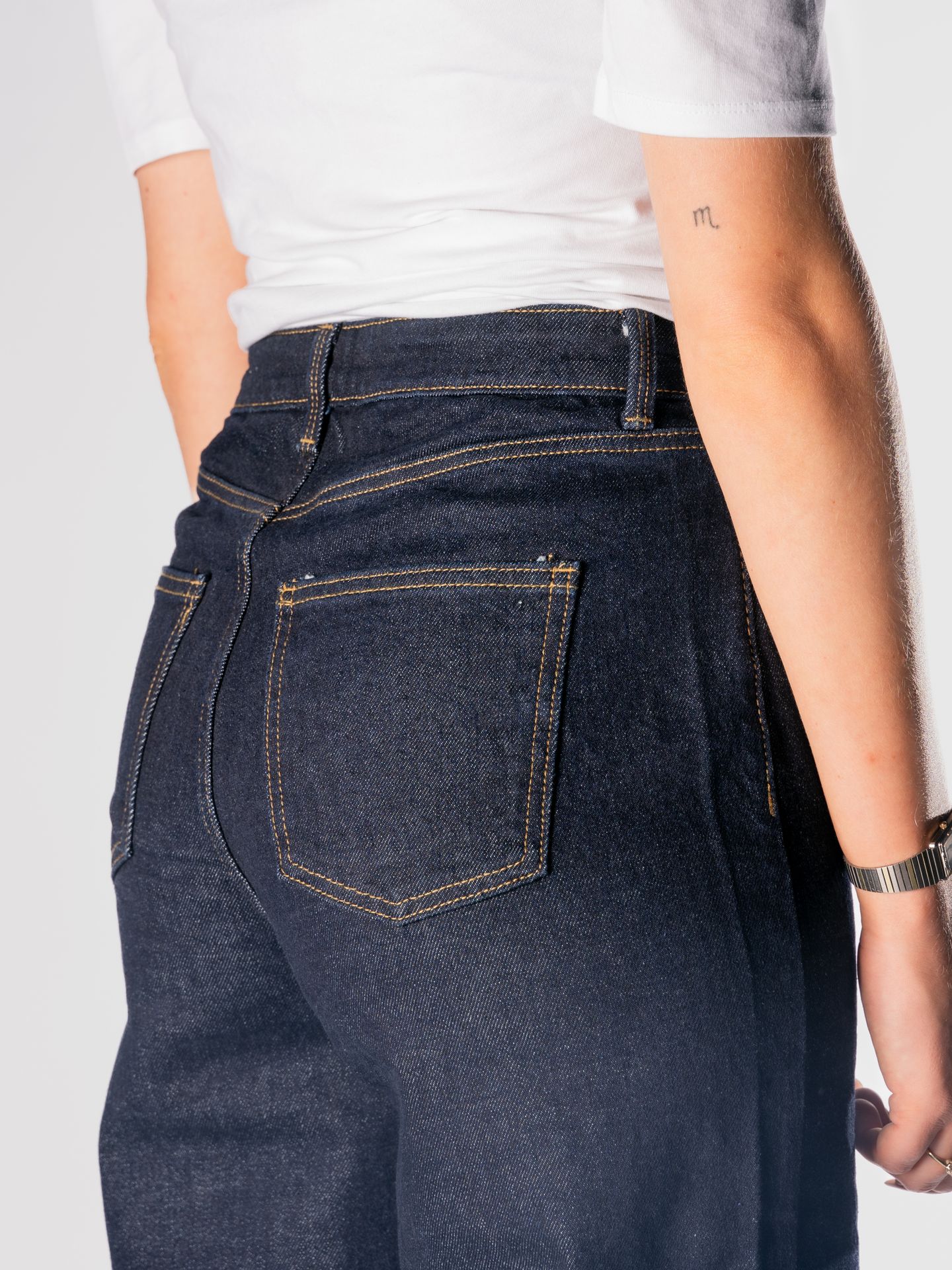 Only ONLJUICY HW WIDE RINSE DNM MAS763 N Dark Blue Denim 2900149592085