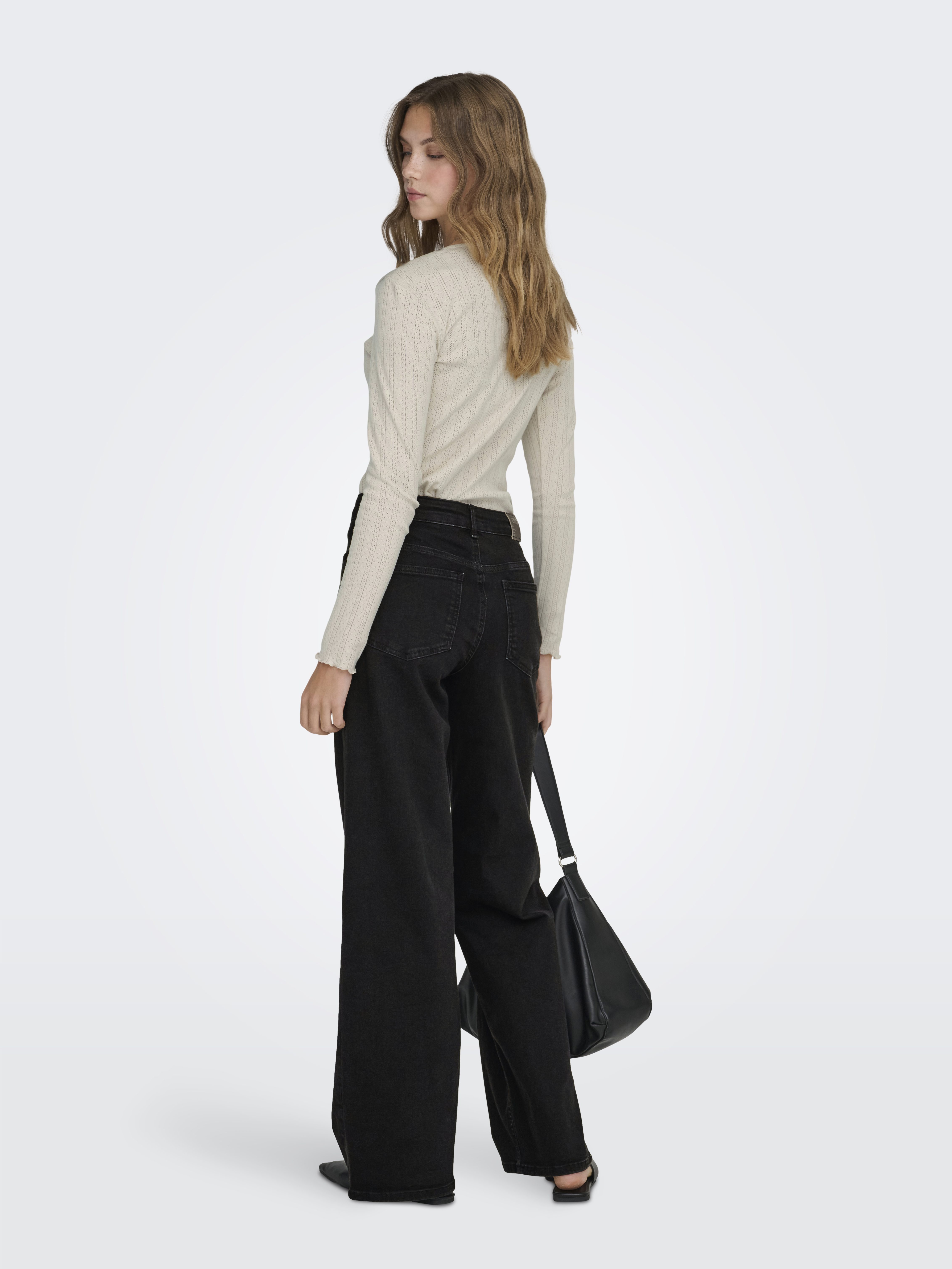 ONLY Damen Jeans Onlrose Skinny – High Waist, Ecru, Größe 3XL/32L | Schlanke Passform & Bequemer Sitz