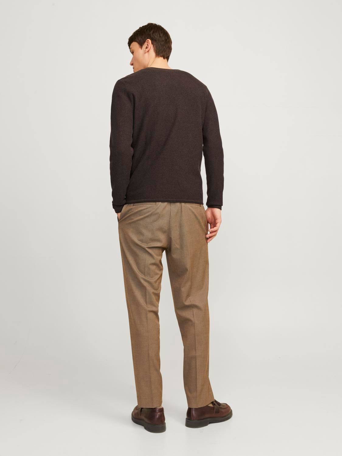 Jack & Jones JJECOOPER KNIT CREW NECK NOOS Mulch 2900149600025 Jack & Jones JJECOOPER KNIT CREW NECK NOOS Mulch 2900149600025