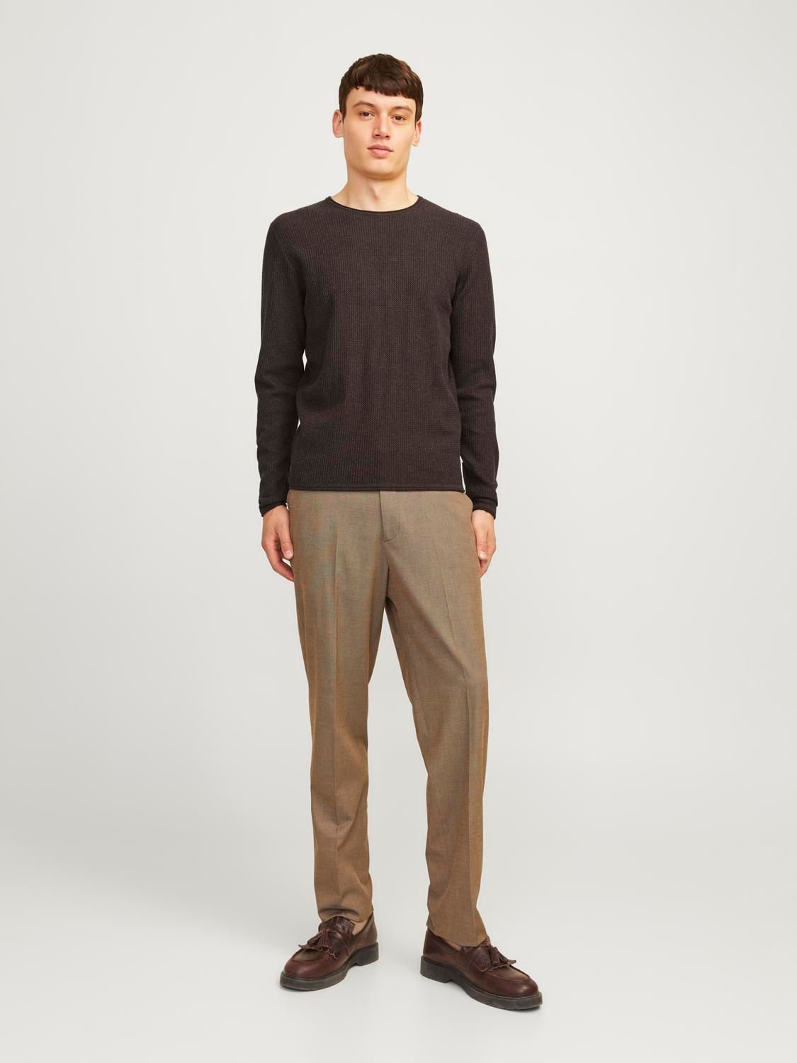 Jack & Jones JJECOOPER KNIT CREW NECK NOOS Mulch 2900149600025 Jack & Jones JJECOOPER KNIT CREW NECK NOOS Mulch 2900149600025
