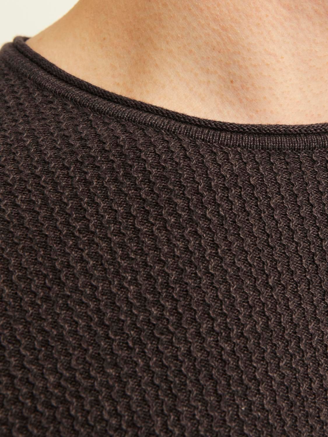 Jack & Jones JJECOOPER KNIT CREW NECK NOOS Mulch 2900149600025 Jack & Jones JJECOOPER KNIT CREW NECK NOOS Mulch 2900149600025