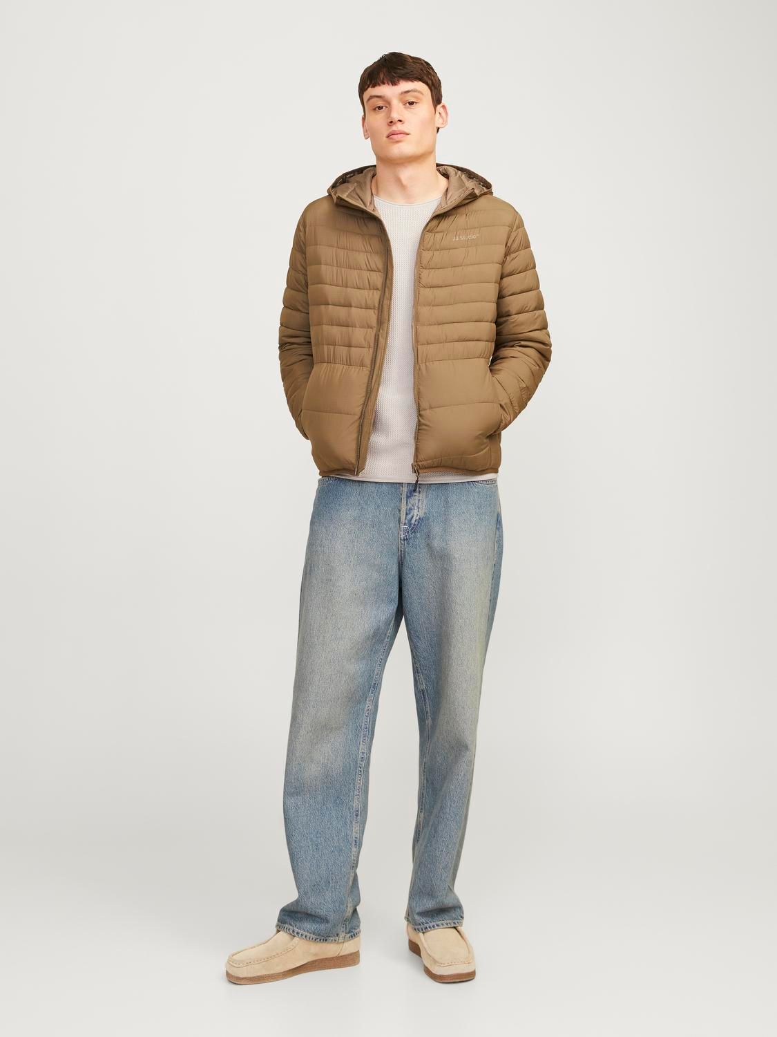 Jack & Jones JJECOOPER KNIT CREW NECK NOOS Oatmeal/Melange 2900149605020