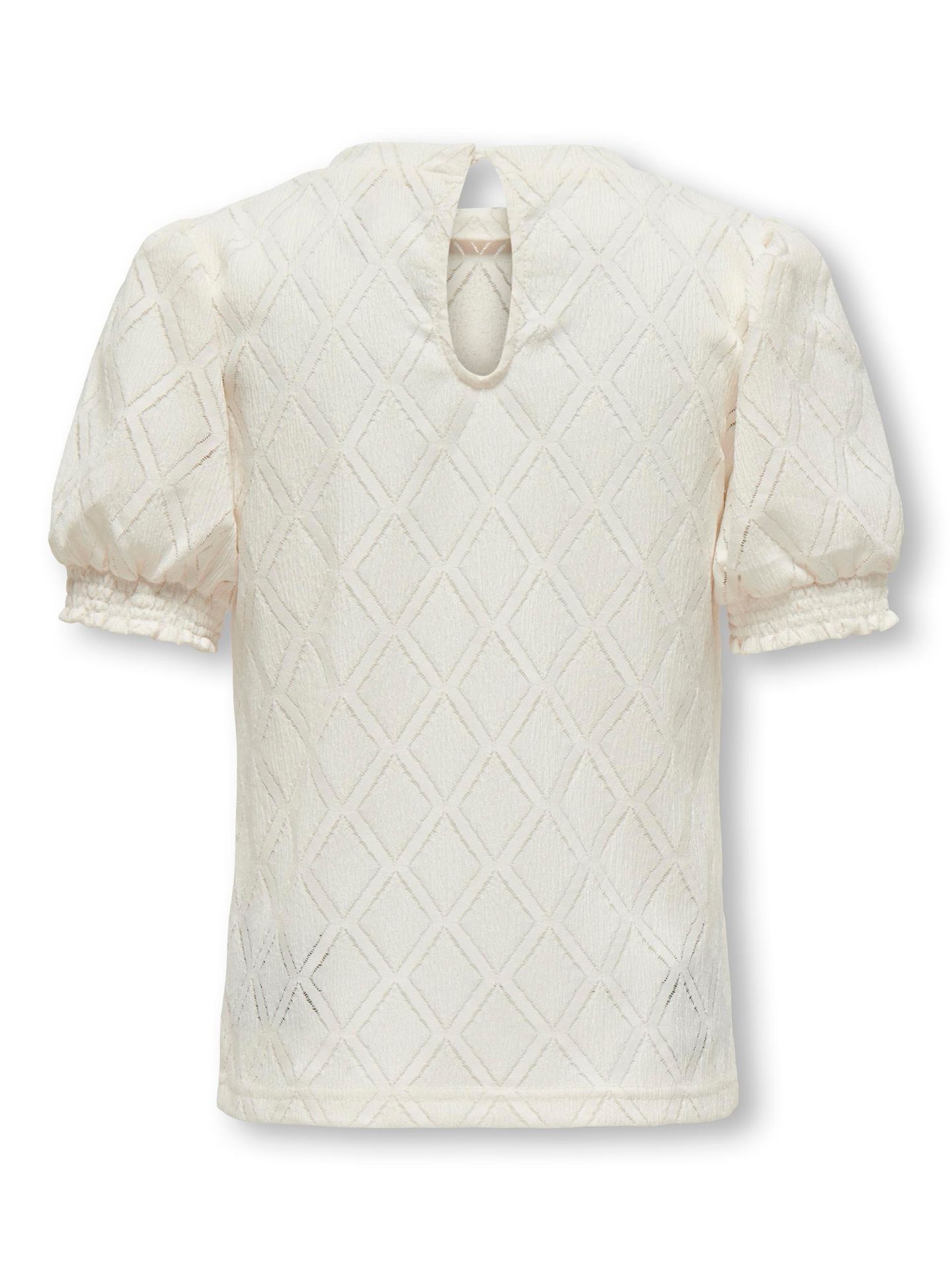 Only KOGANN SS PUFF TOP JRS Cloud Dancer 2900149626032