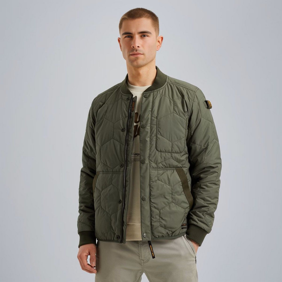 Pme Legend Short jacket FLYGLICER Lire Rib Thyme 2900149642049