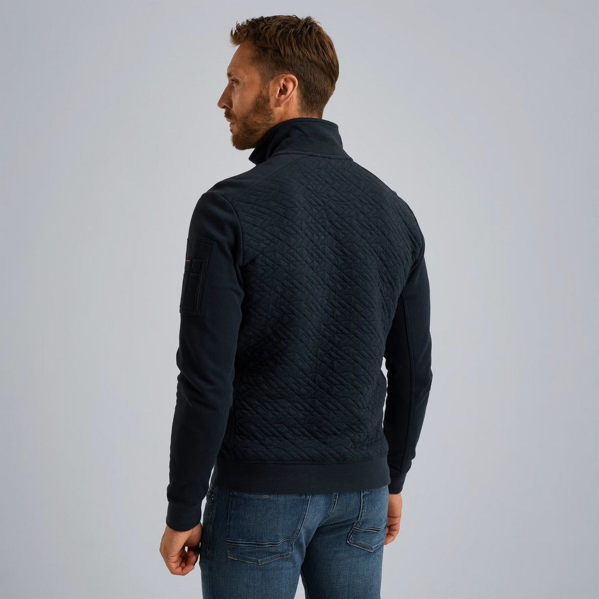 Pme Legend Zip jacket jacquard interlock swea Salute 2900149658033