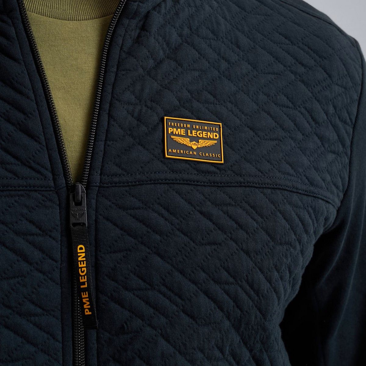 Pme Legend Zip jacket jacquard interlock swea Salute 2900149658033