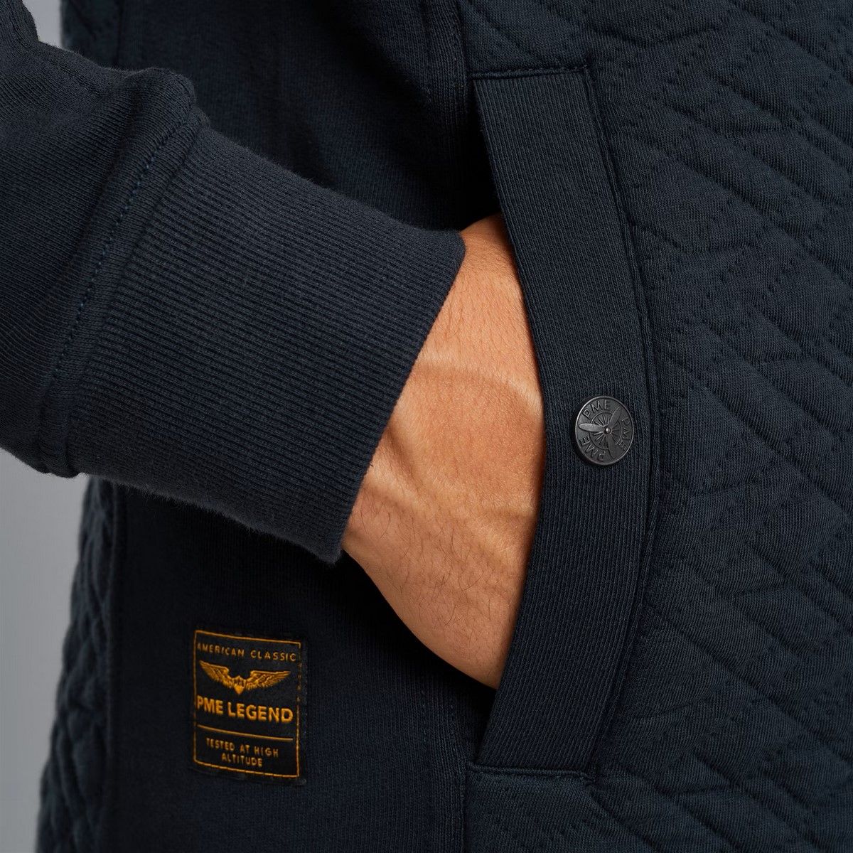 Pme Legend Zip jacket jacquard interlock swea Salute 2900149658033