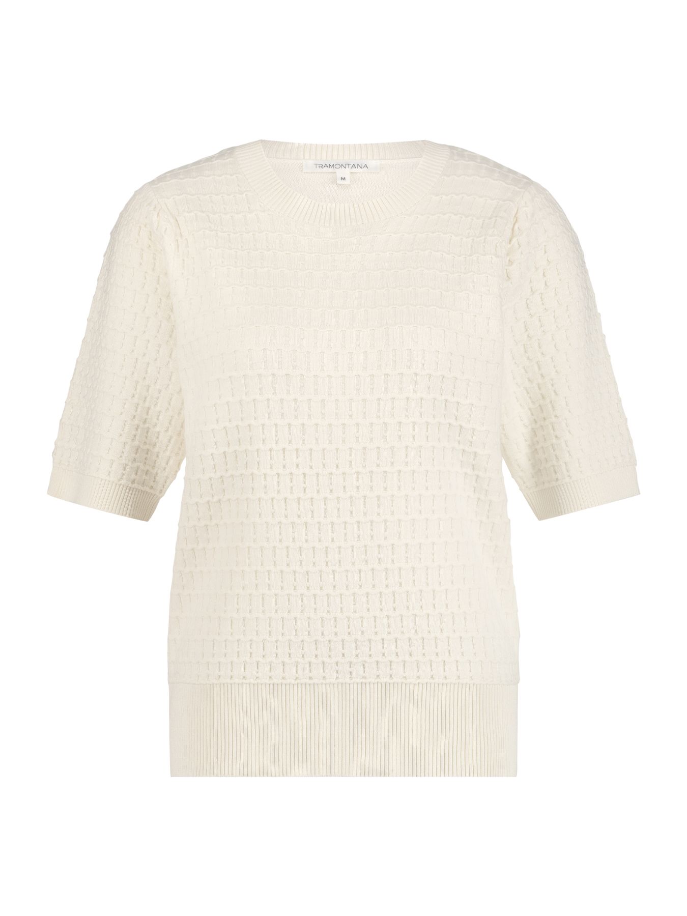 Tramontana Fancy Stitch Jumper Off White 001100 2900149699036