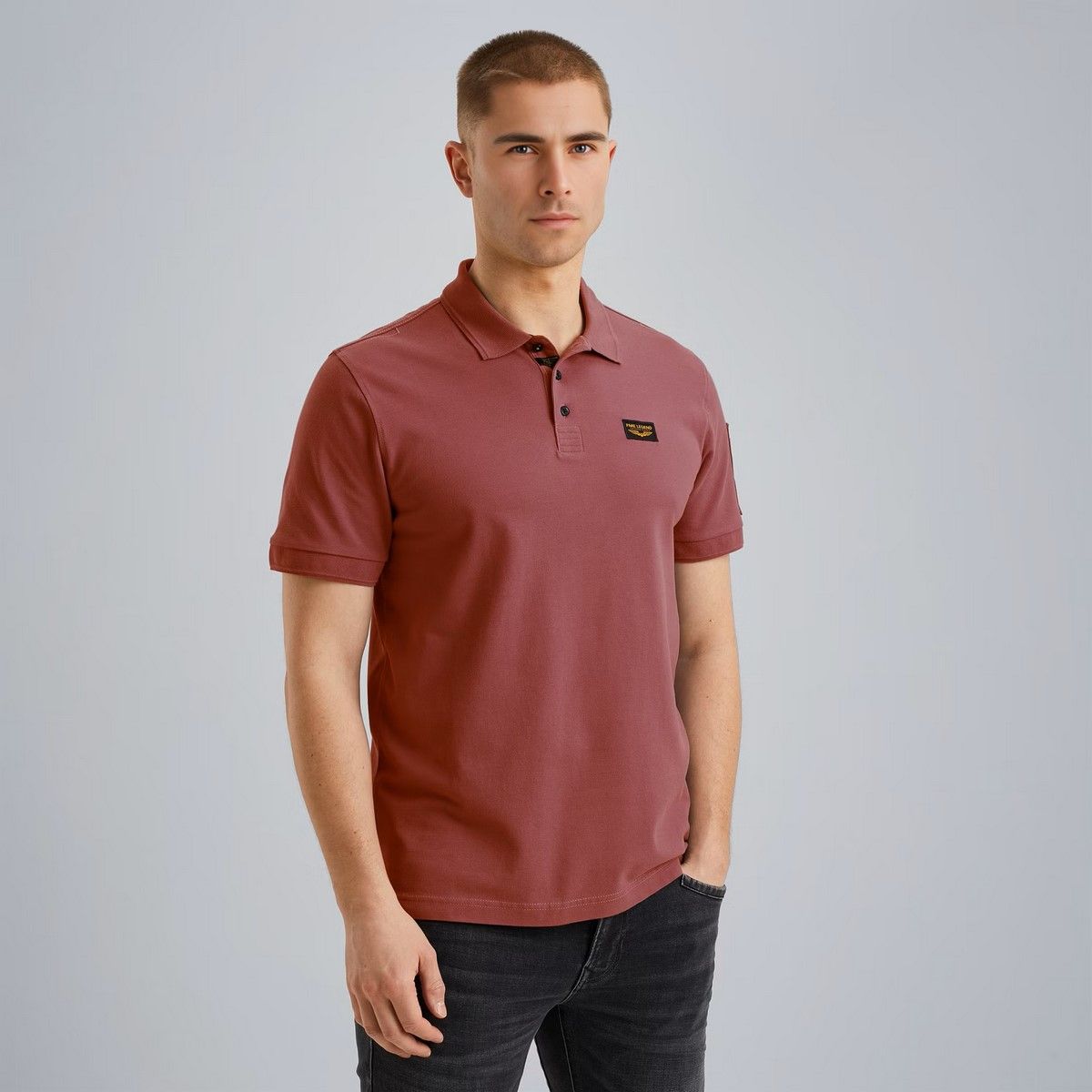 Pme Legend Short sleeve polo trackway polo Dry Rose 2900149707014