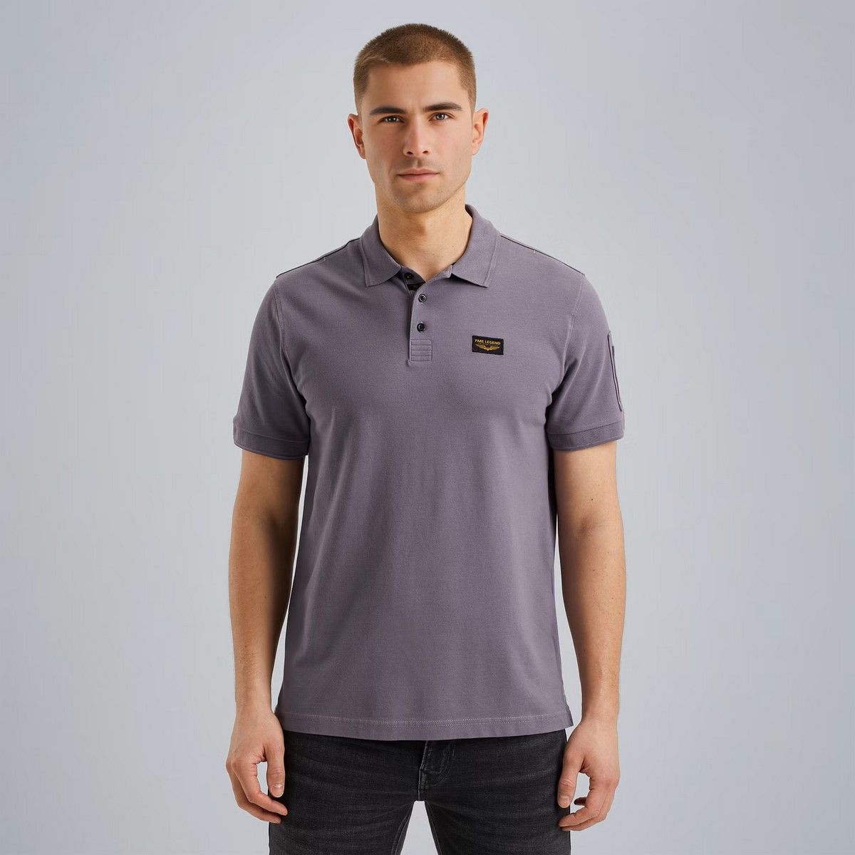 Pme Legend Short sleeve polo trackway polo Purple Sage 2900149710052