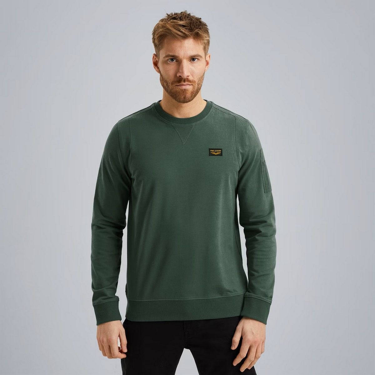 Pme Legend Crewneck Airstrip sweat Deep Jungle 2900149717051