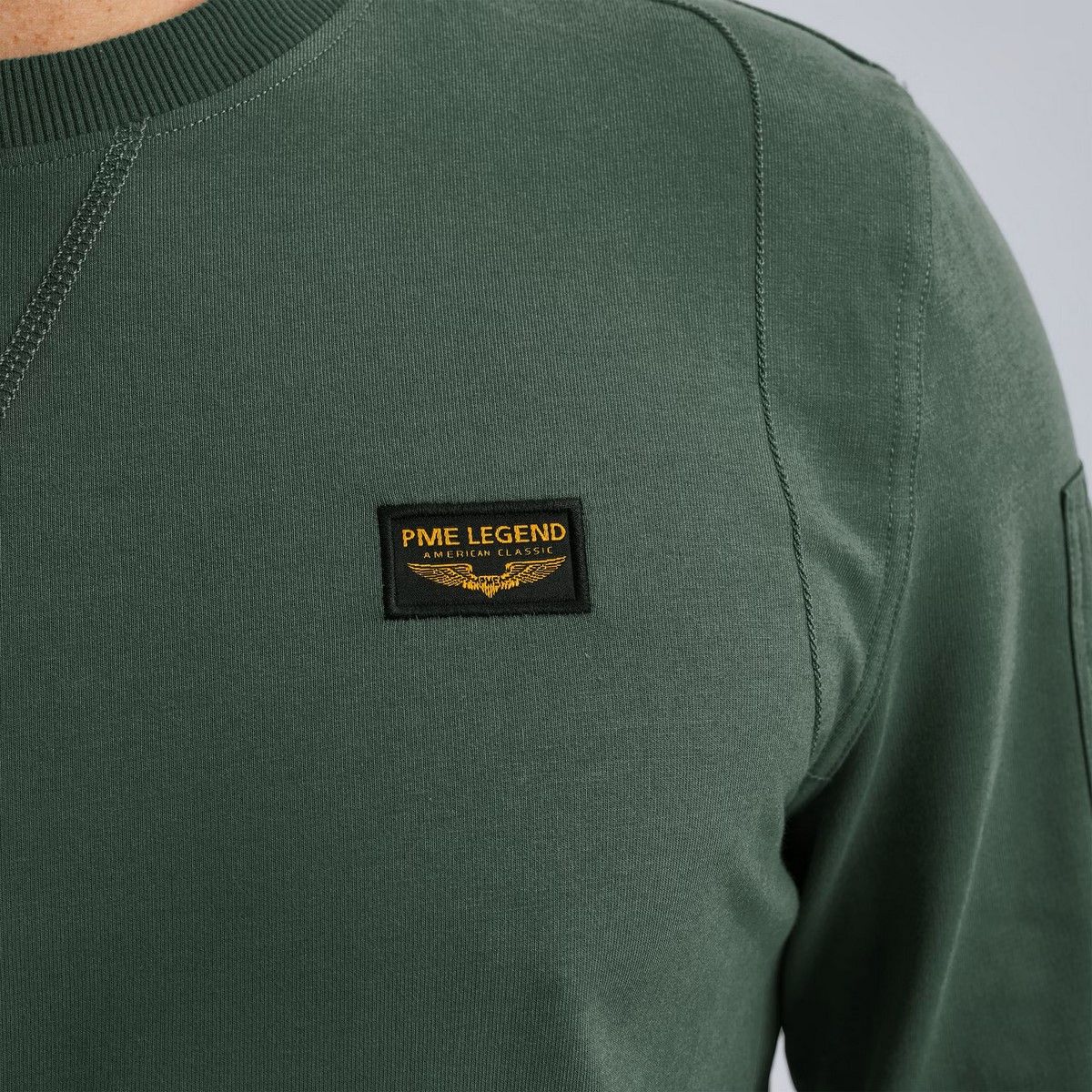 Pme Legend Crewneck Airstrip sweat Deep Jungle 2900149717037