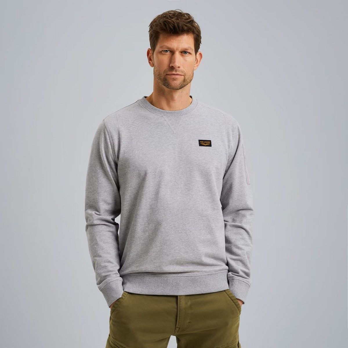 Pme Legend Crewneck Airstrip sweat Light Grey Melee 2900149718034