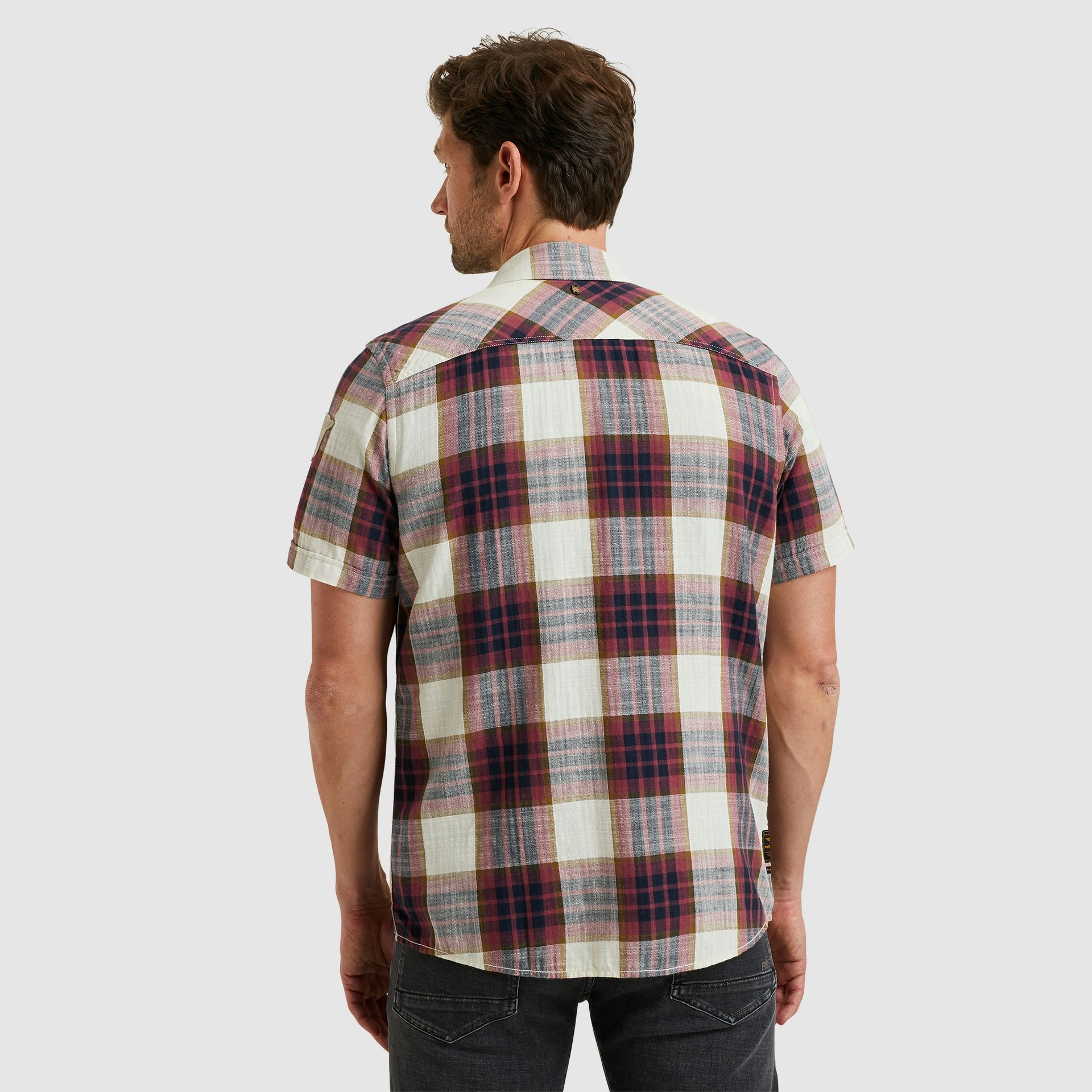 Pme Legend Short Sleeve Shirt Y/D Slub Herrin Dry Rose 2900149729023