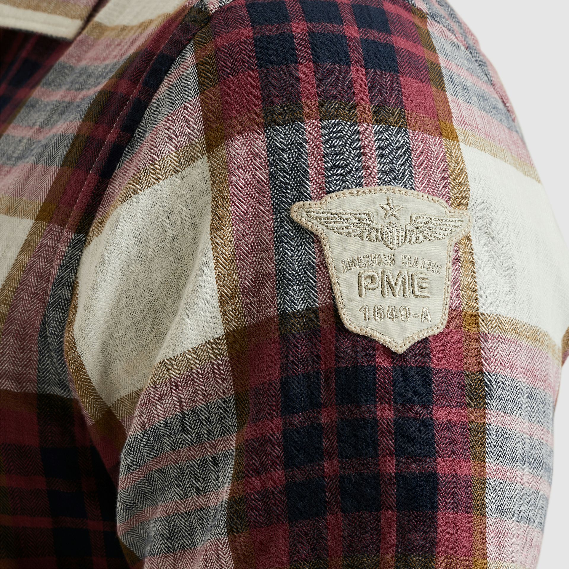 Pme Legend Short Sleeve Shirt Y/D Slub Herrin Dry Rose 2900149729023