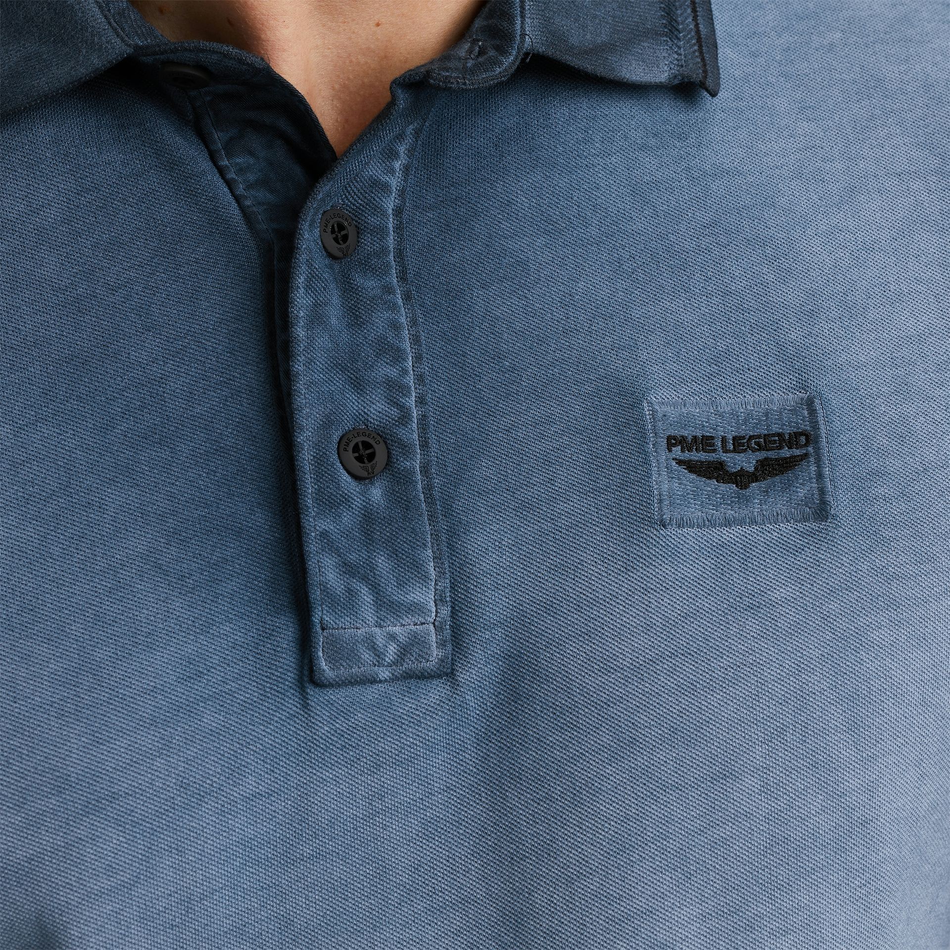 Pme Legend Short sleeve polo cold dye pique Salute 2900149740011