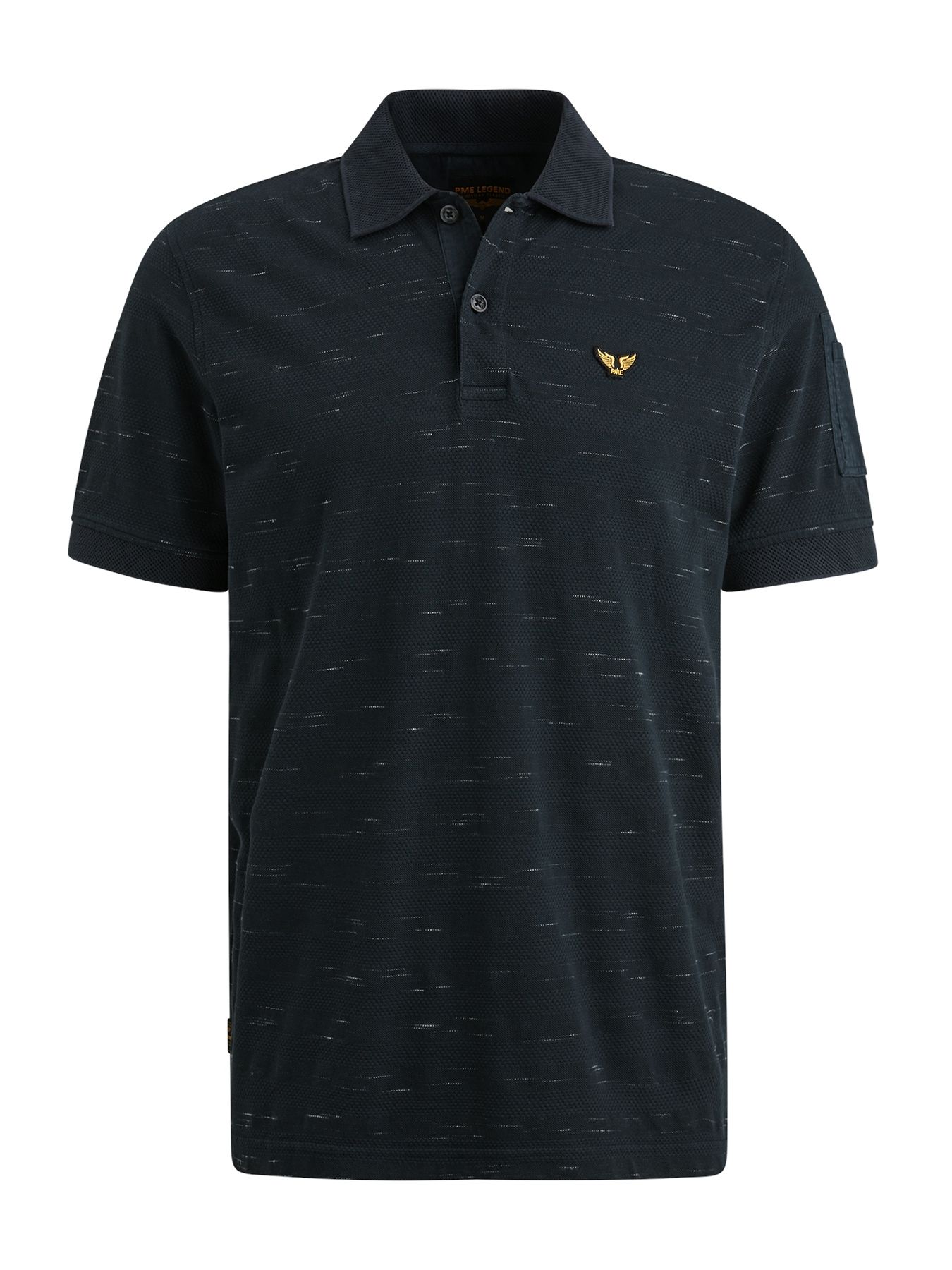 Pme Legend Short sleeve polo jacquard pique Salute 2900149749038