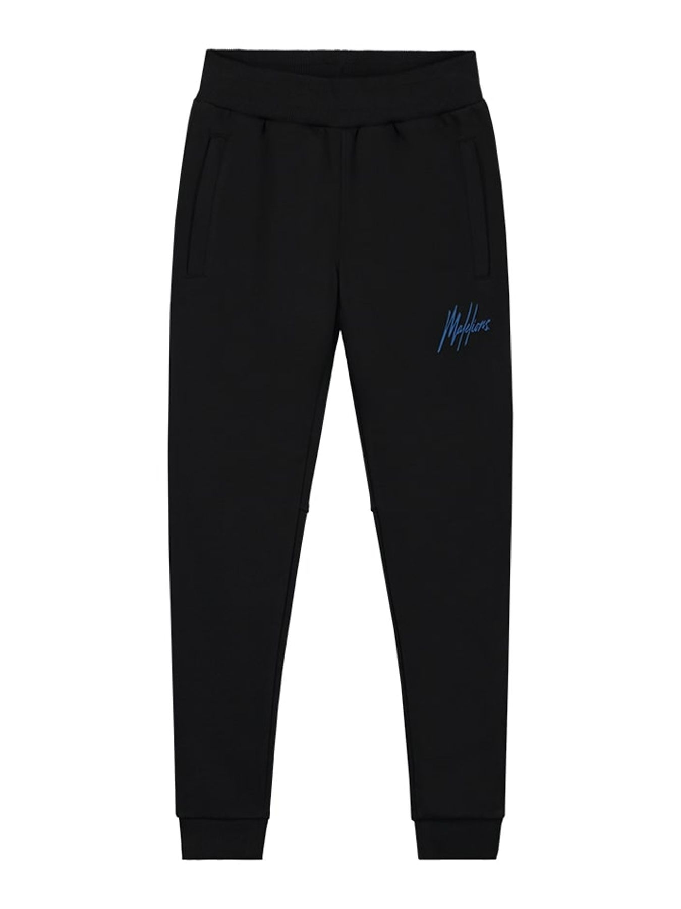 Malelions Junior Striped Sig Sweat pants Black/Cobalt 2900149762013