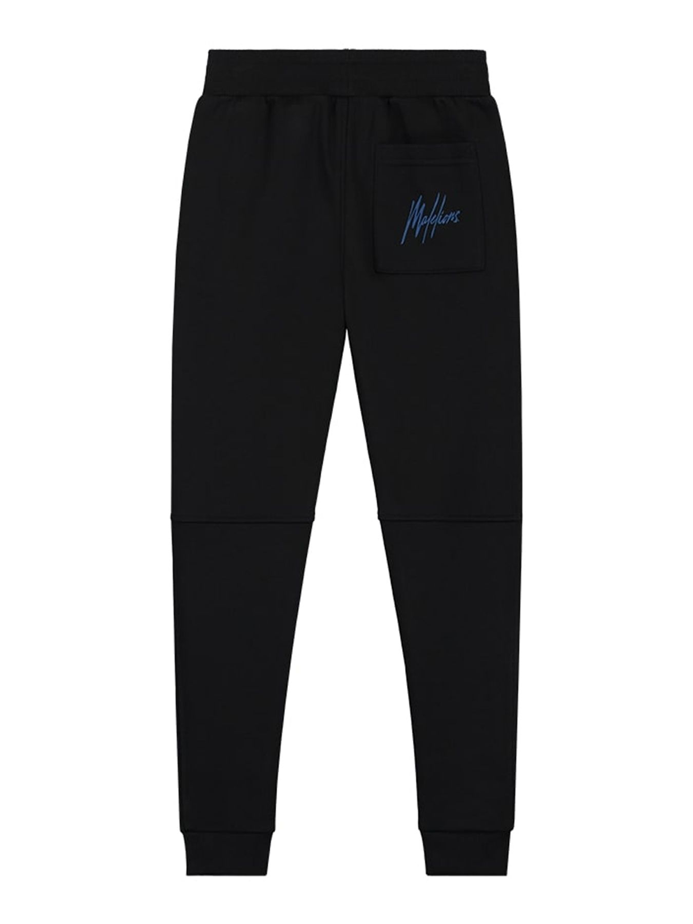 Malelions Junior Striped Sig Sweat pants Black/Cobalt 2900149762051