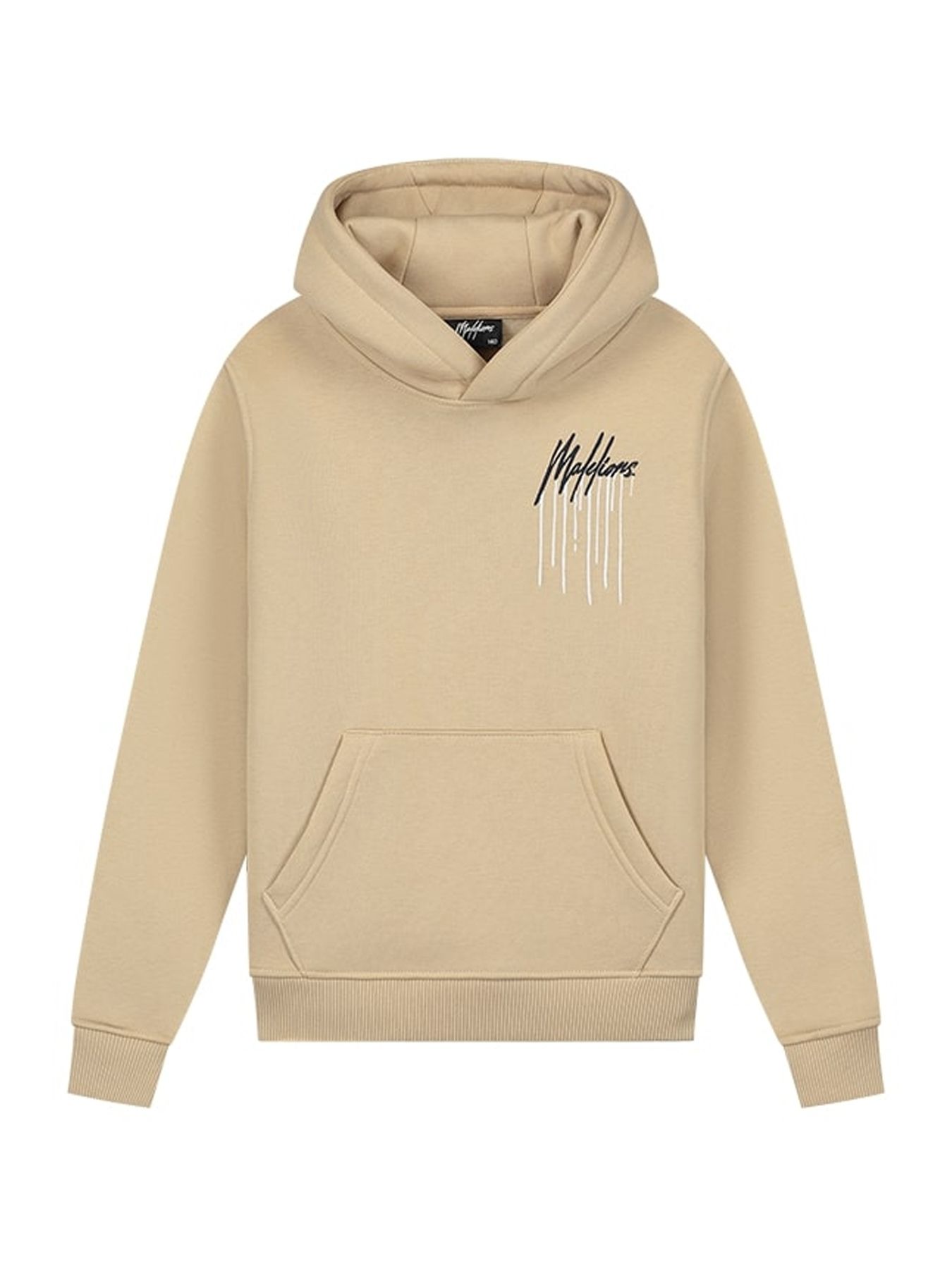 Malelions Junior Painter hoodie Light Brown/Navy 2900149764031