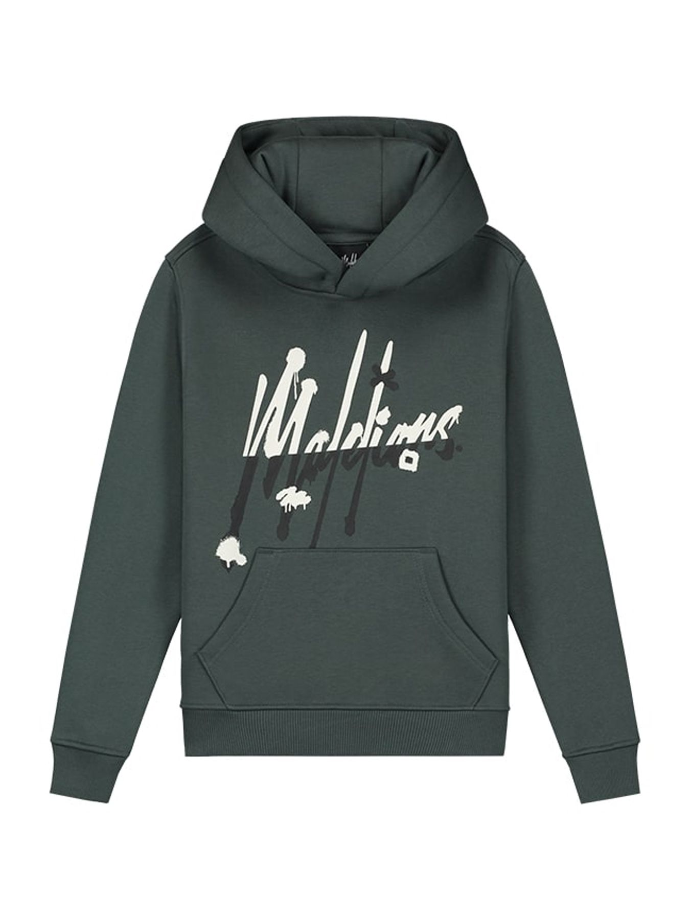 Malelions Junior Graffiti split hoodie Teal/Off-White 2900149766073